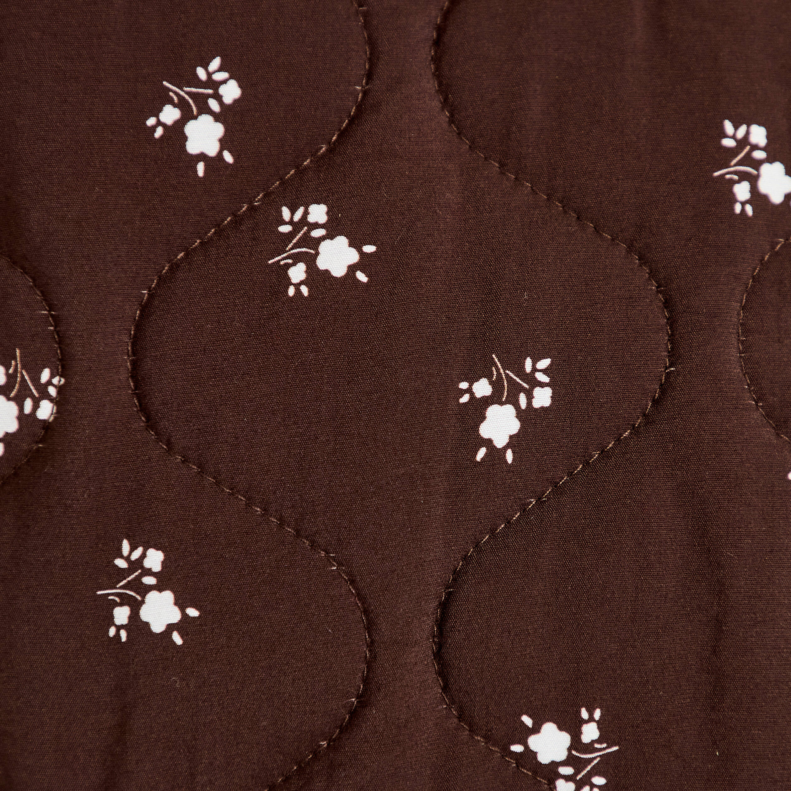 Veste droite manches longues marron fonc&eacute; femme