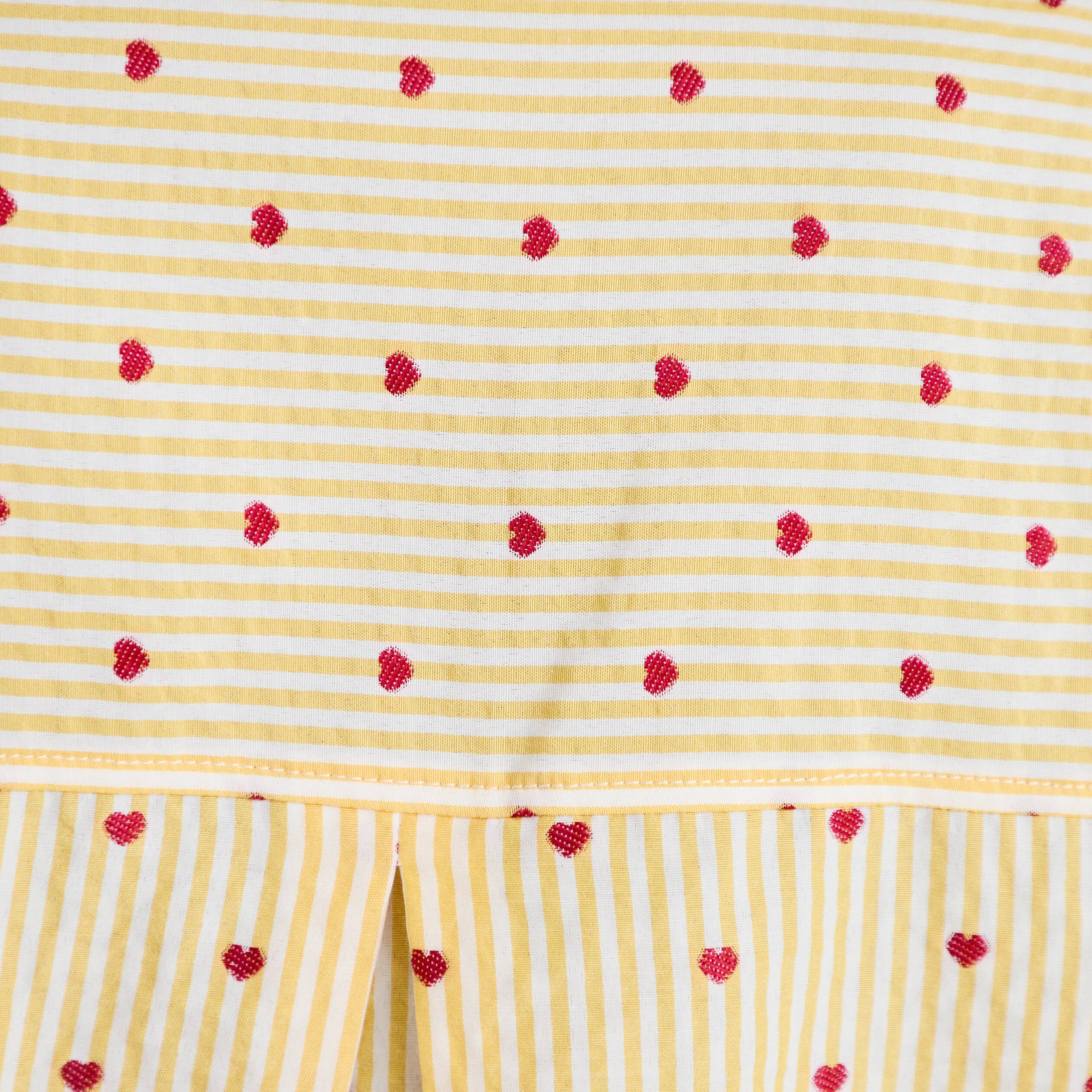 Chemise oversize manches longues jaune femme