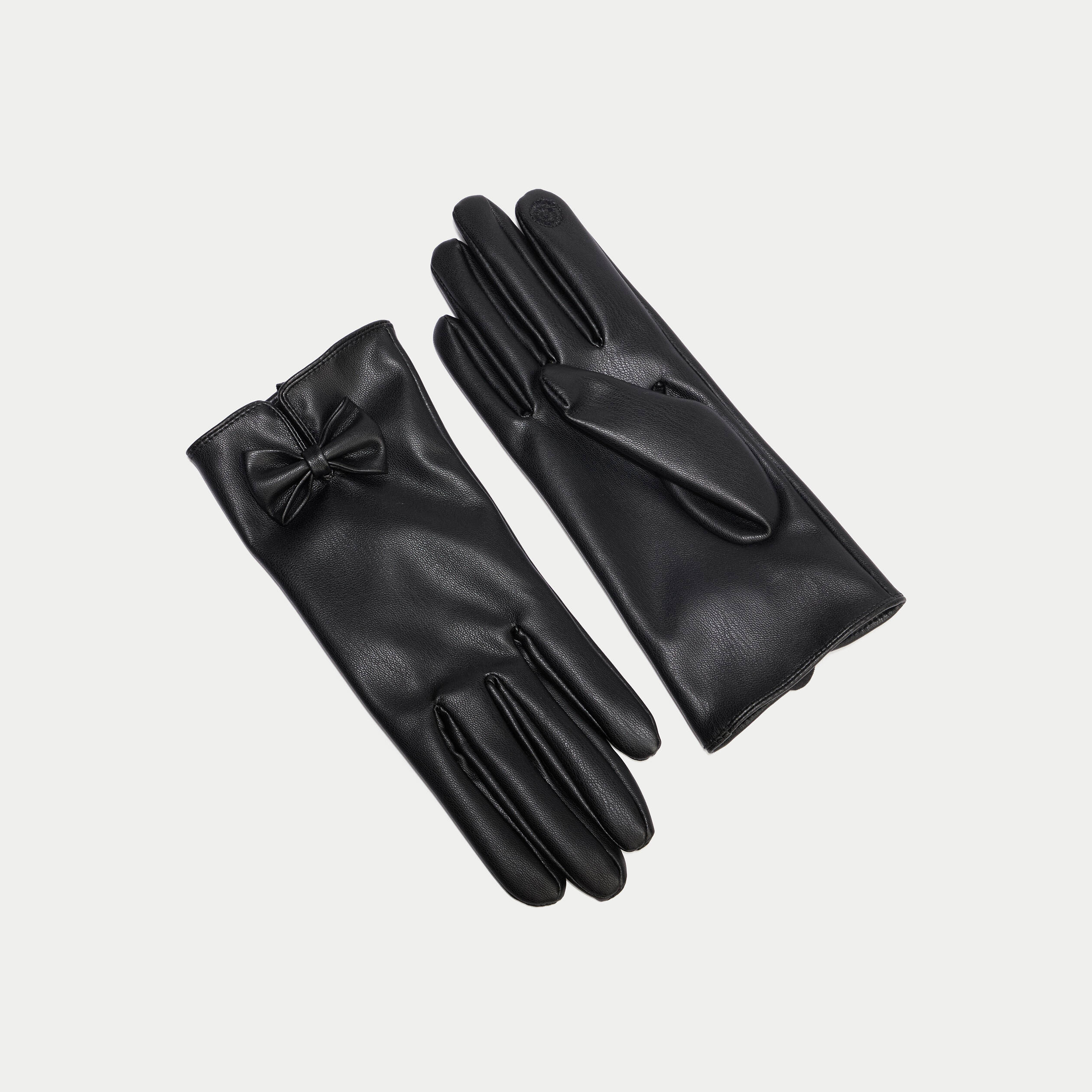 Gants noir femme