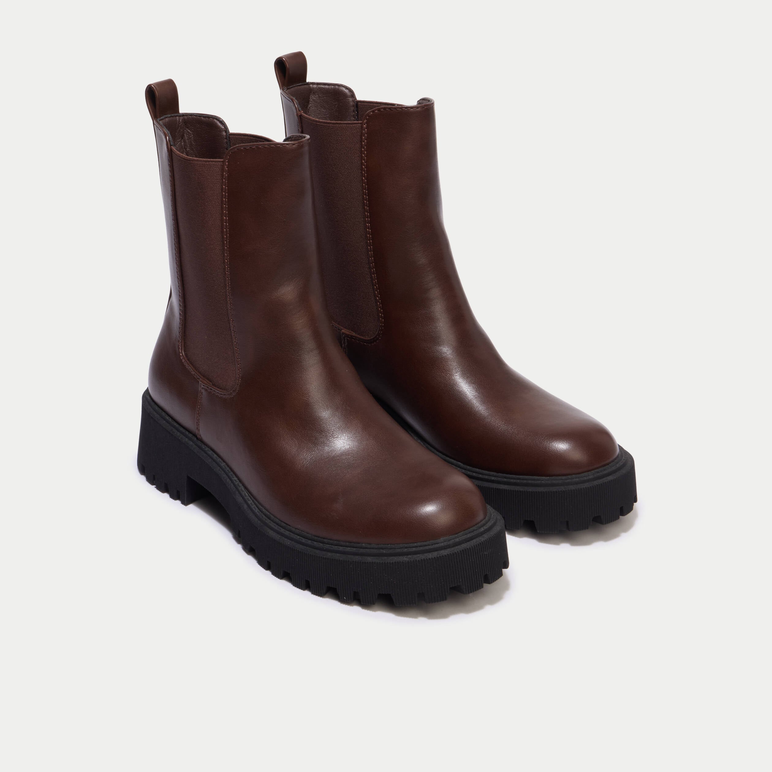Bottines marron femme