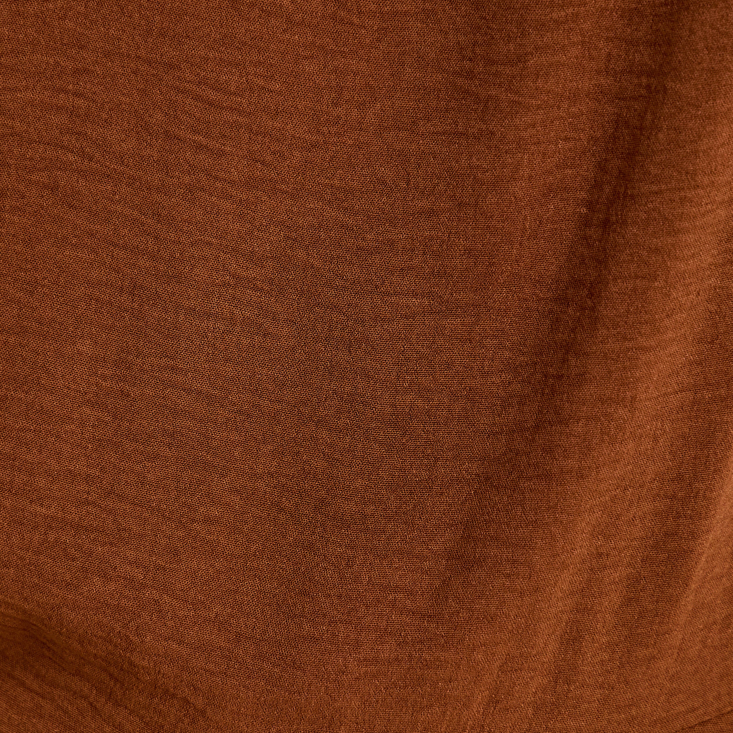 Combinaison large sans manches col rond marron femme