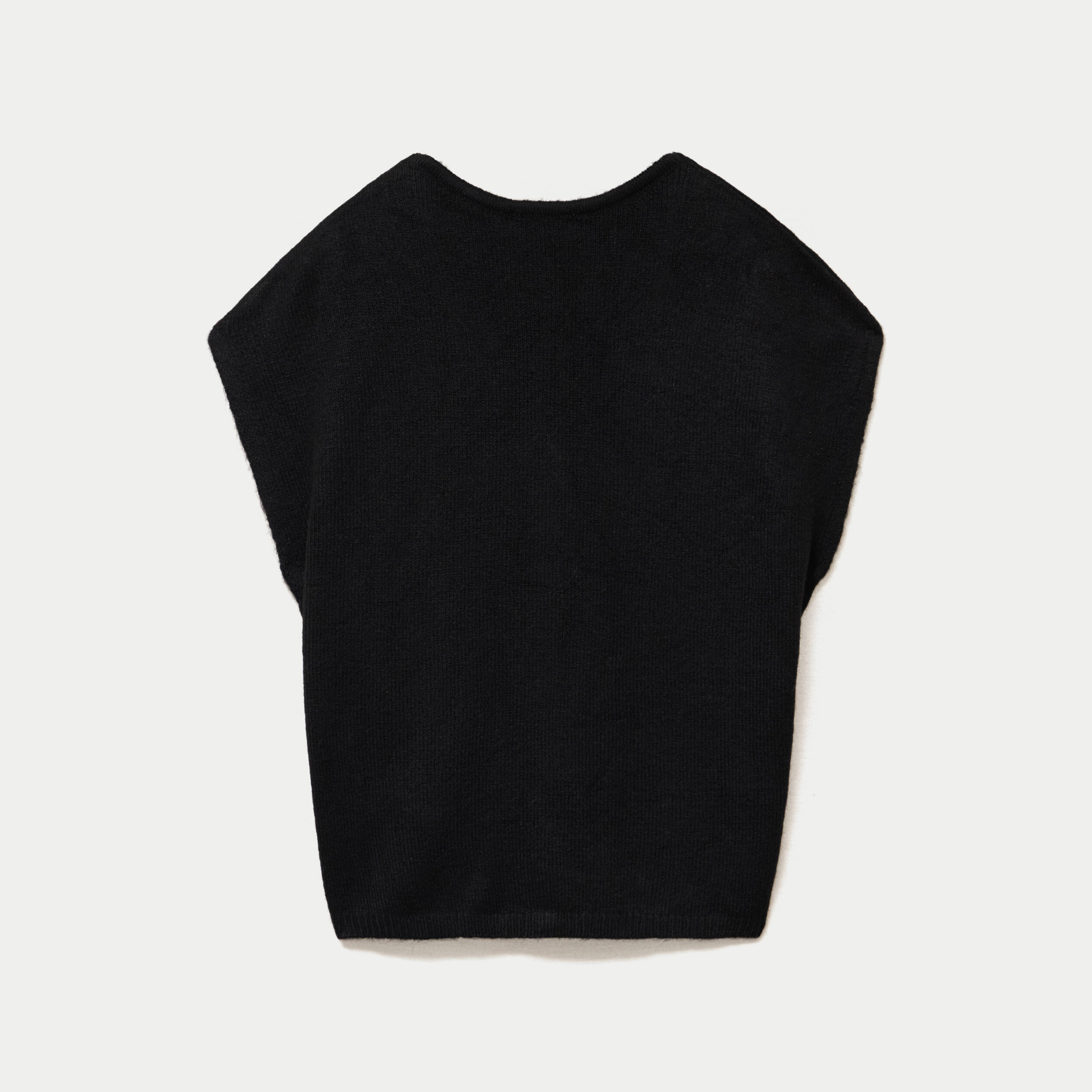 Gilet sans manches noir femme