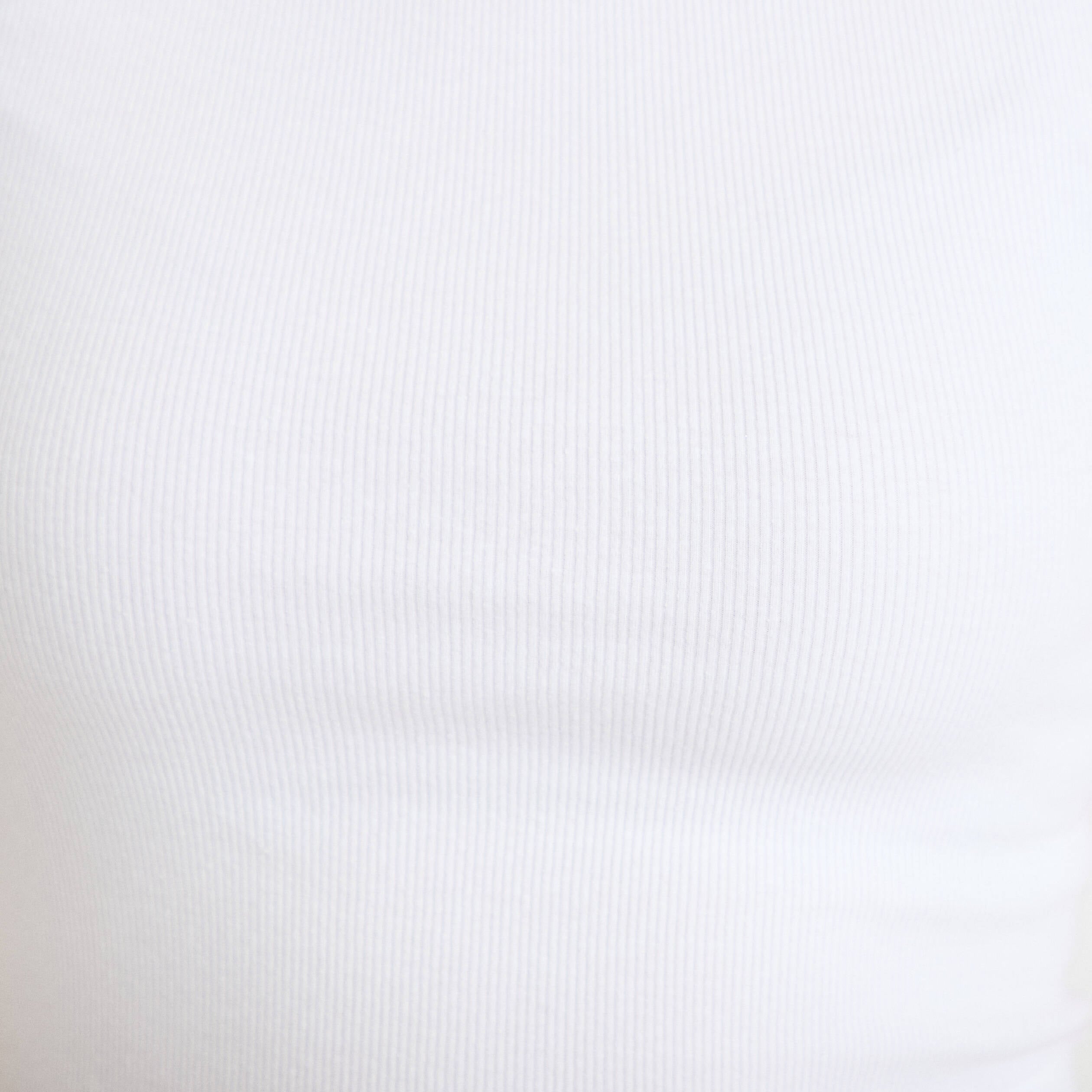 T-shirt cintr&eacute; col bateau blanc femme