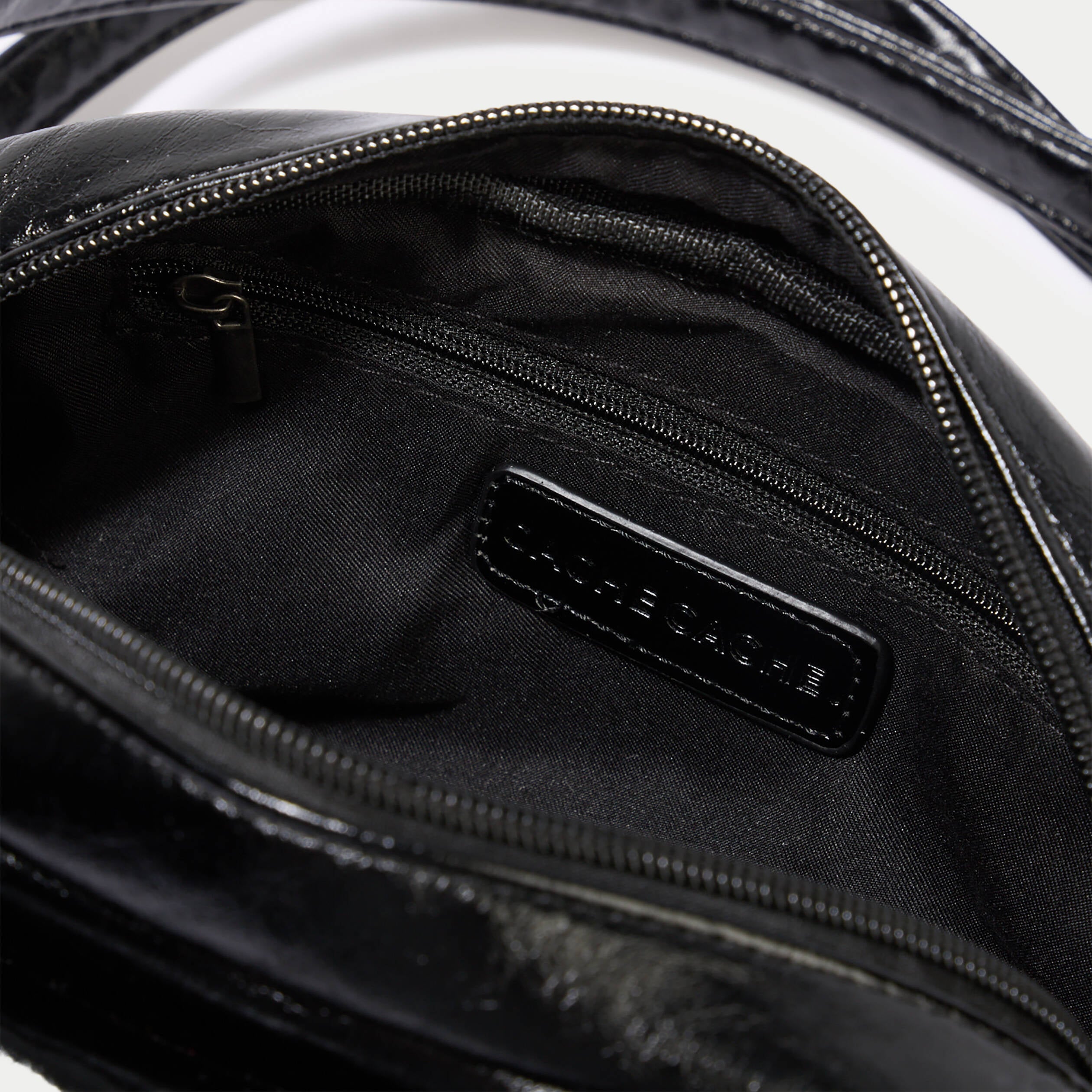 Sac similicuir noir femme