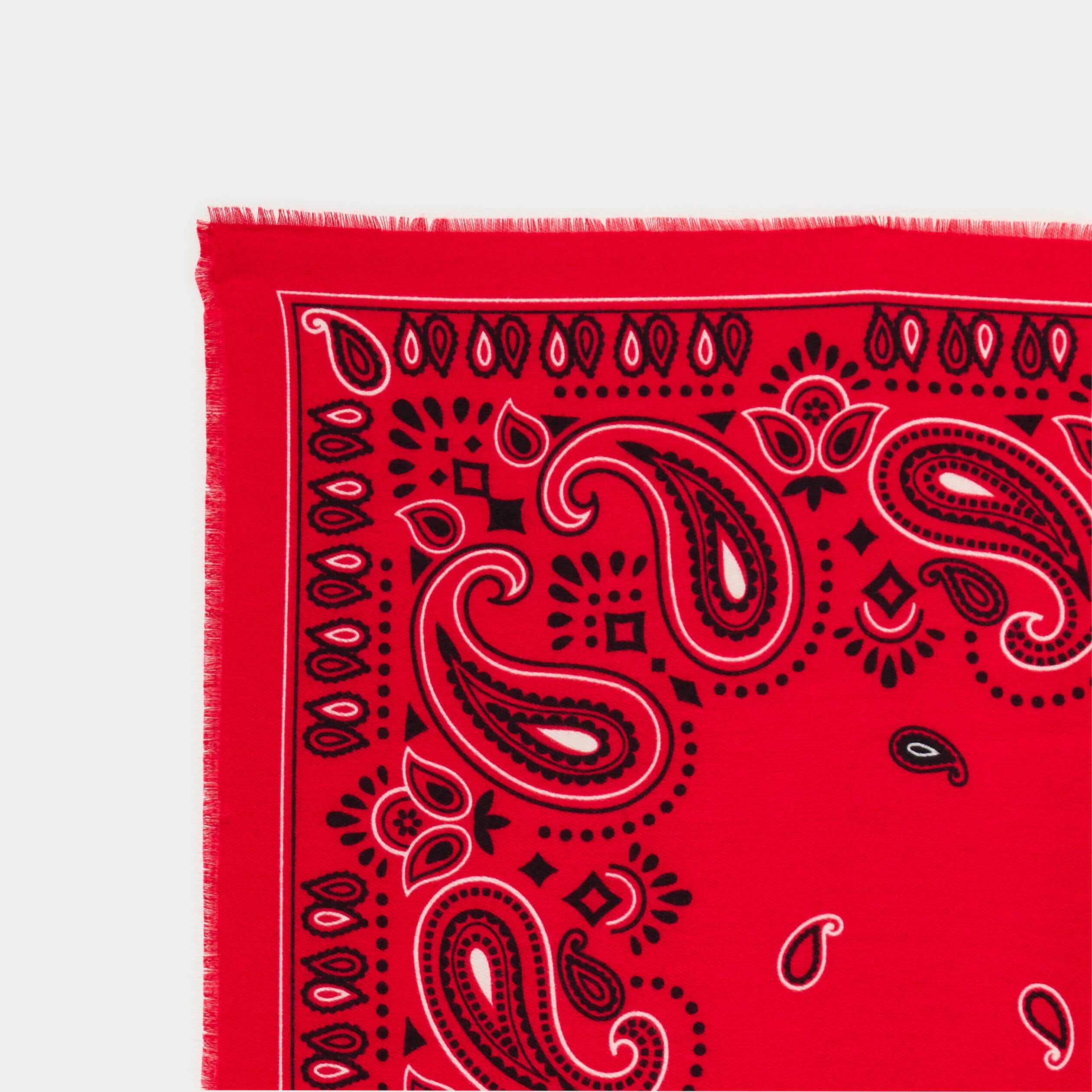 Foulard rouge femme