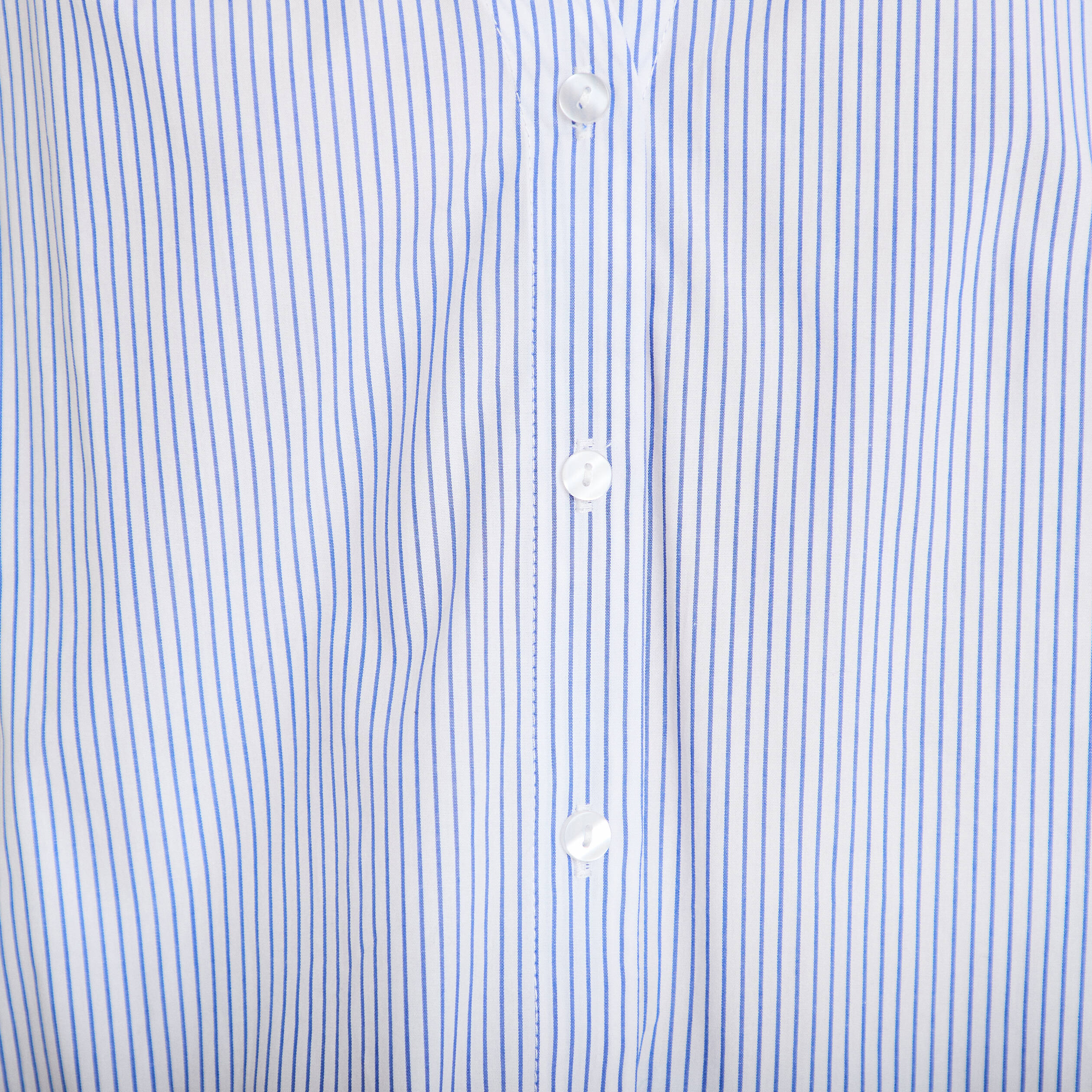 Blouse col v manches 3/4 bleu ciel femme