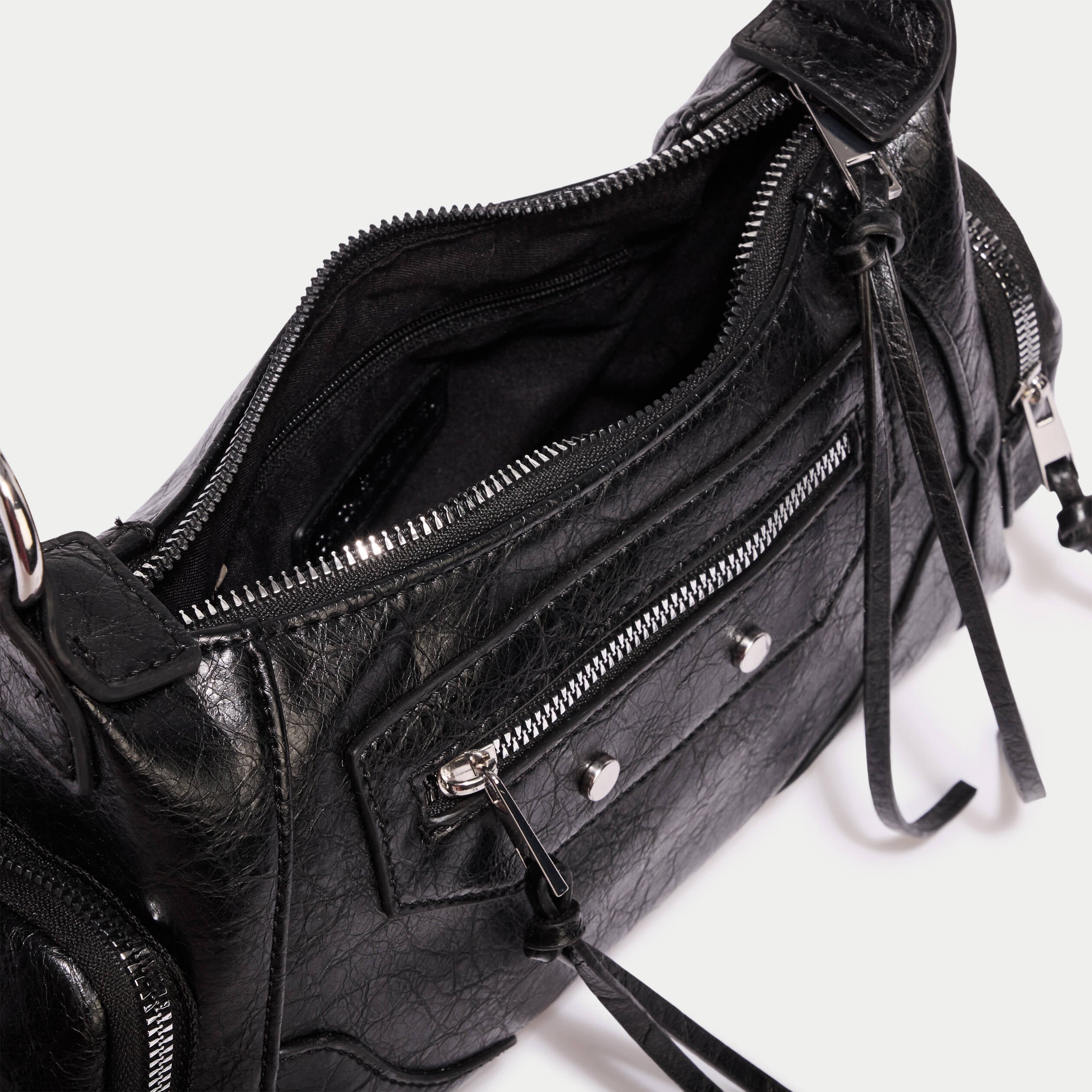 Sac port&eacute; &eacute;paule noir femme