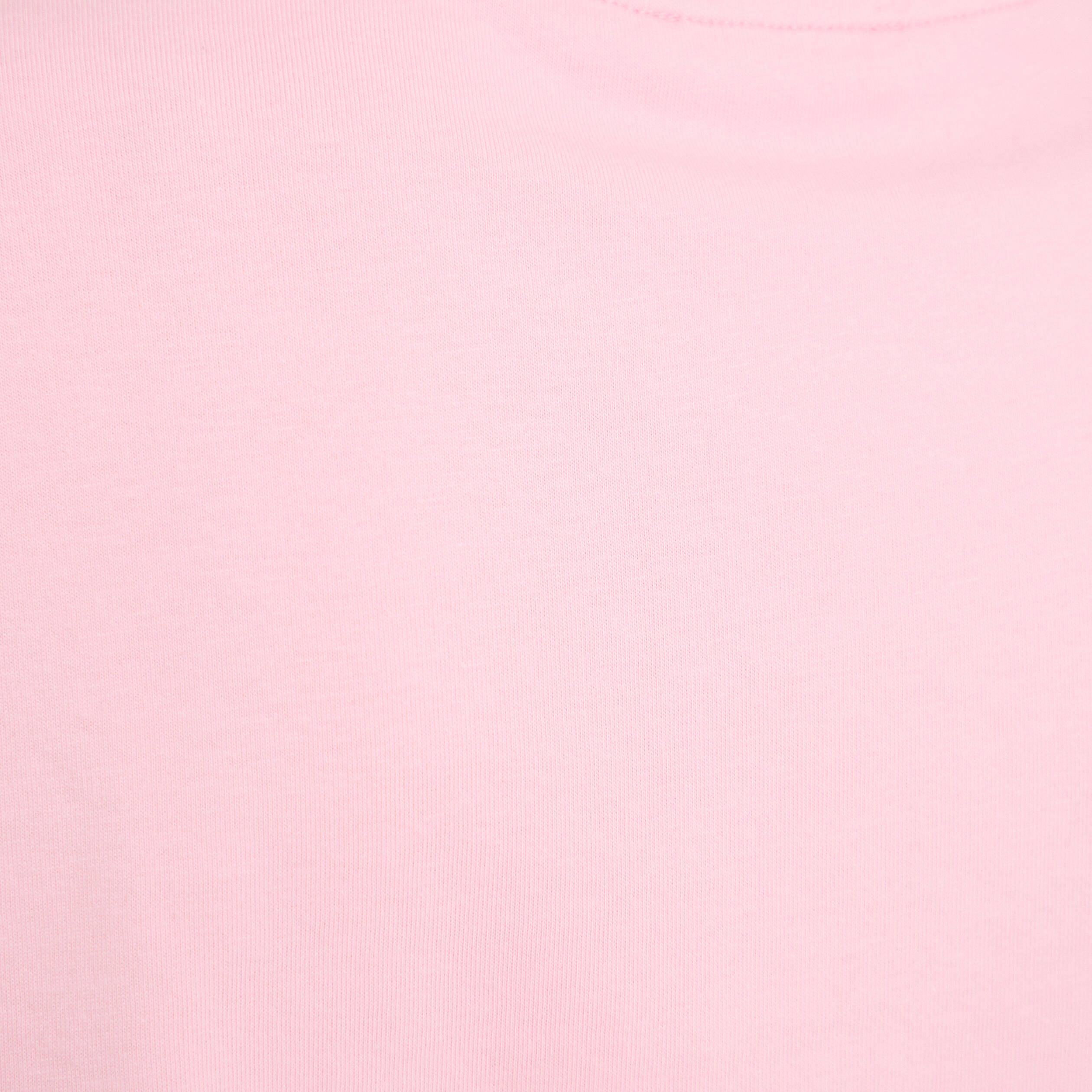 T-shirt col rond manches courtes rose corail femme