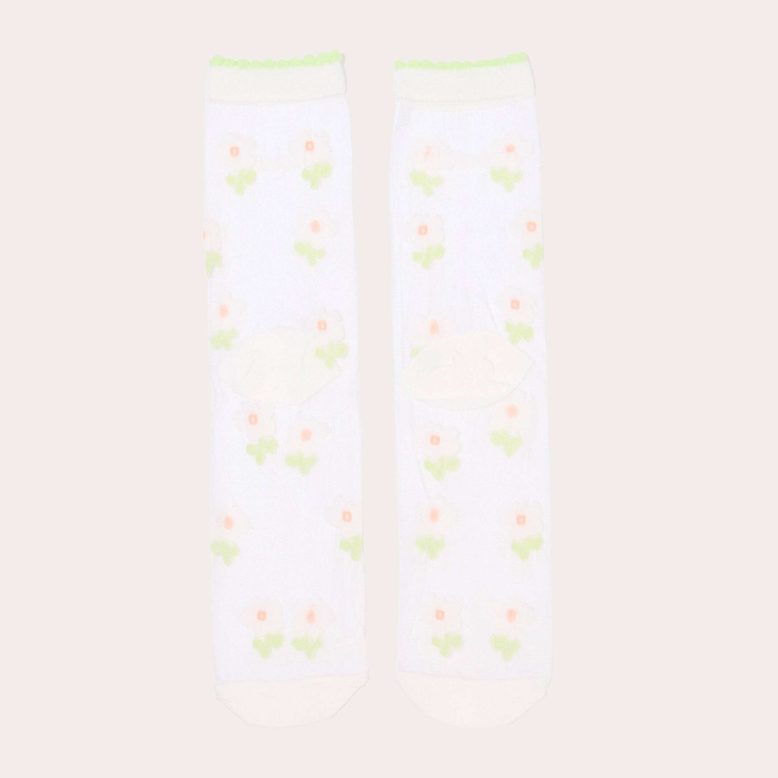 Chaussettes ecru femme
