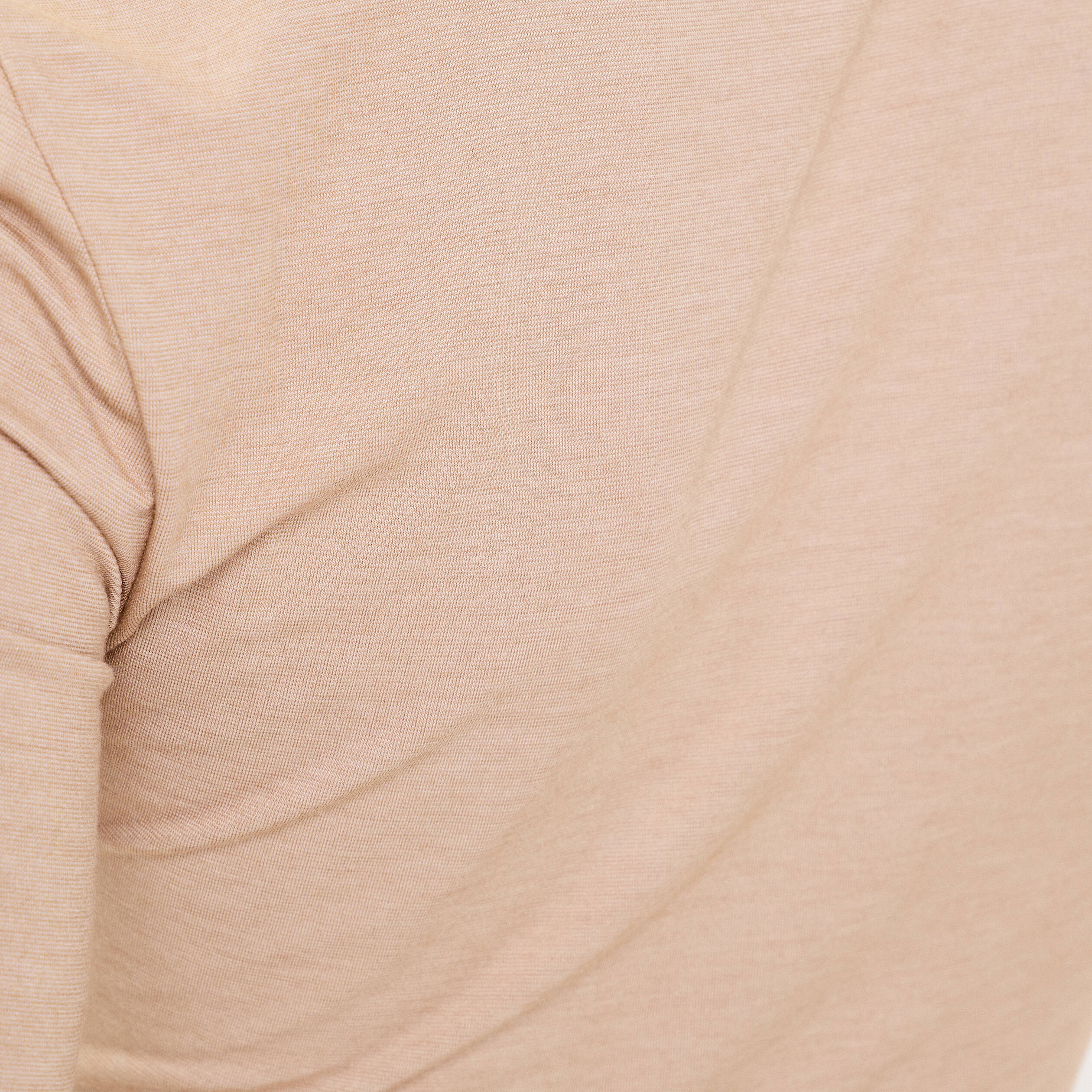 T-shirt thermique manches courtes sable femme