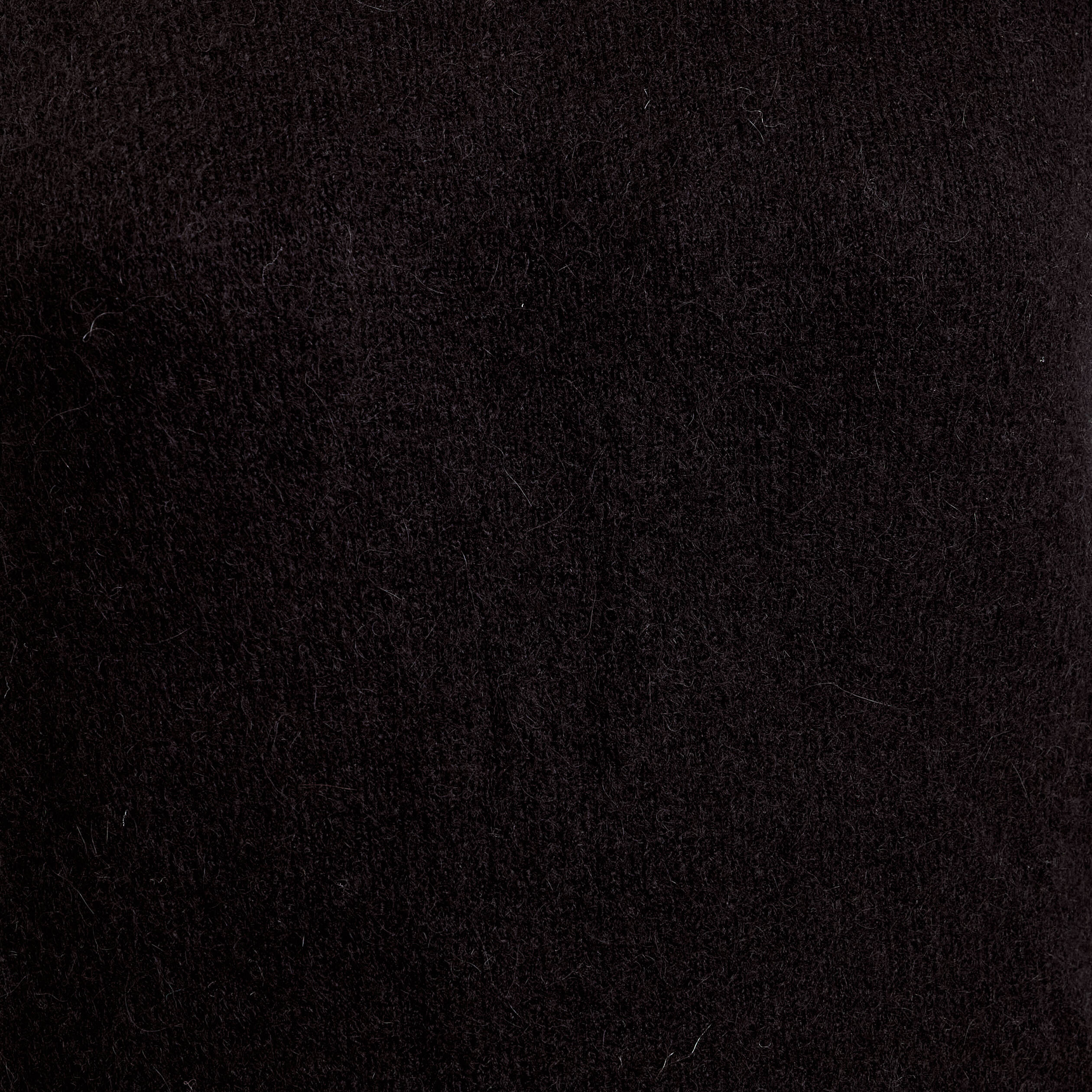 Pull avec col en V noir femme