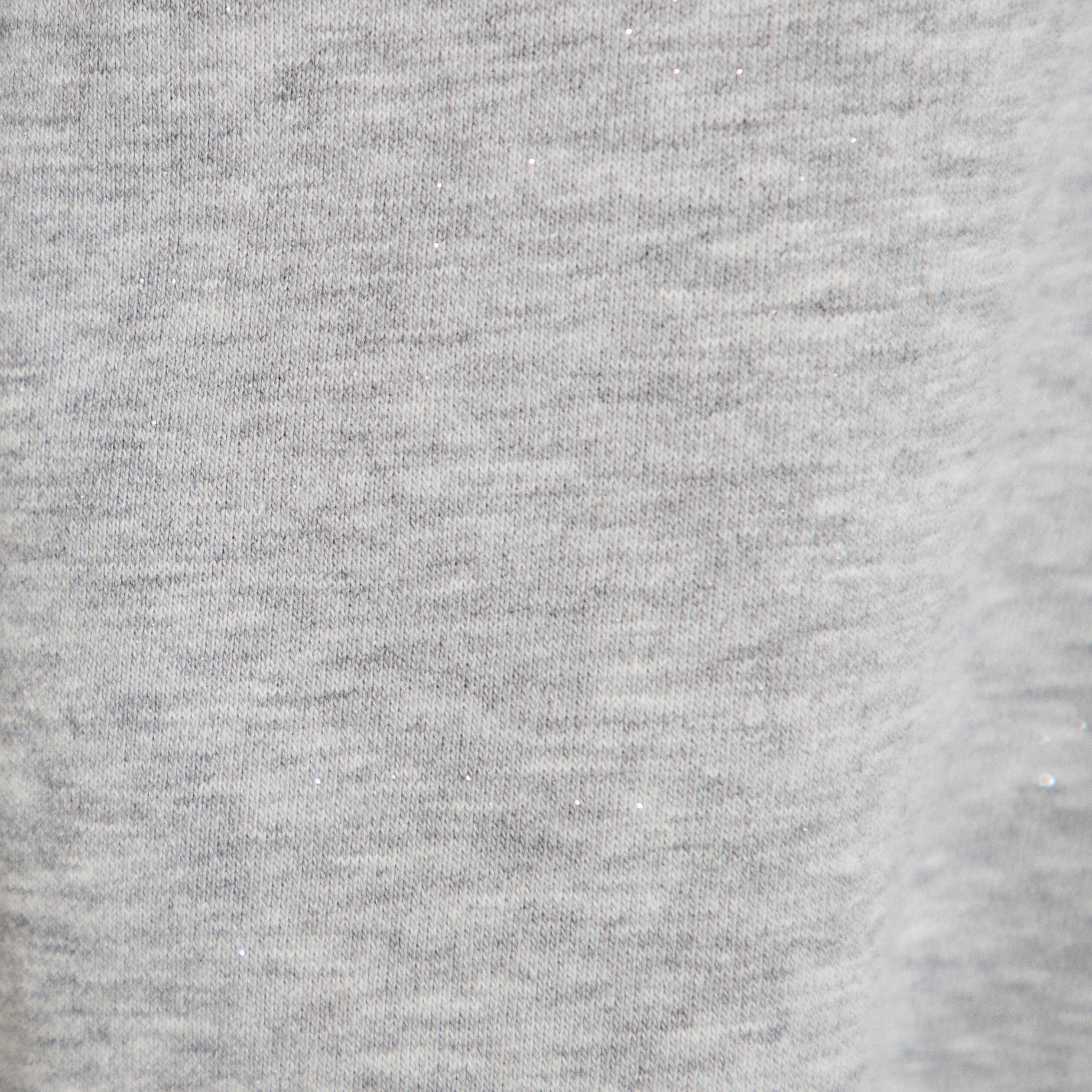 Sweat &agrave; capuche bas resserr&eacute; gris fonc&eacute; femme