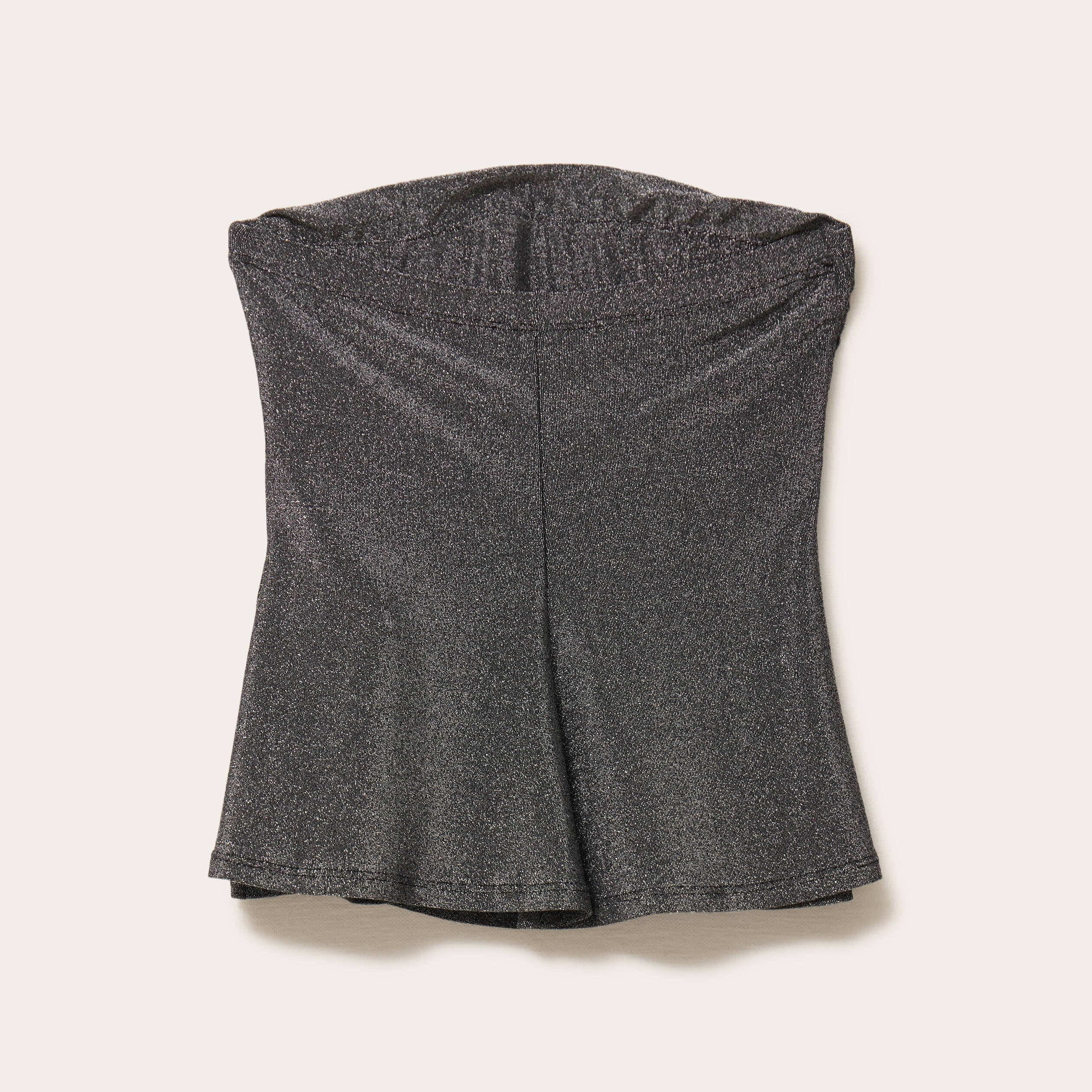 Bustier sans manches couleur argent femme
