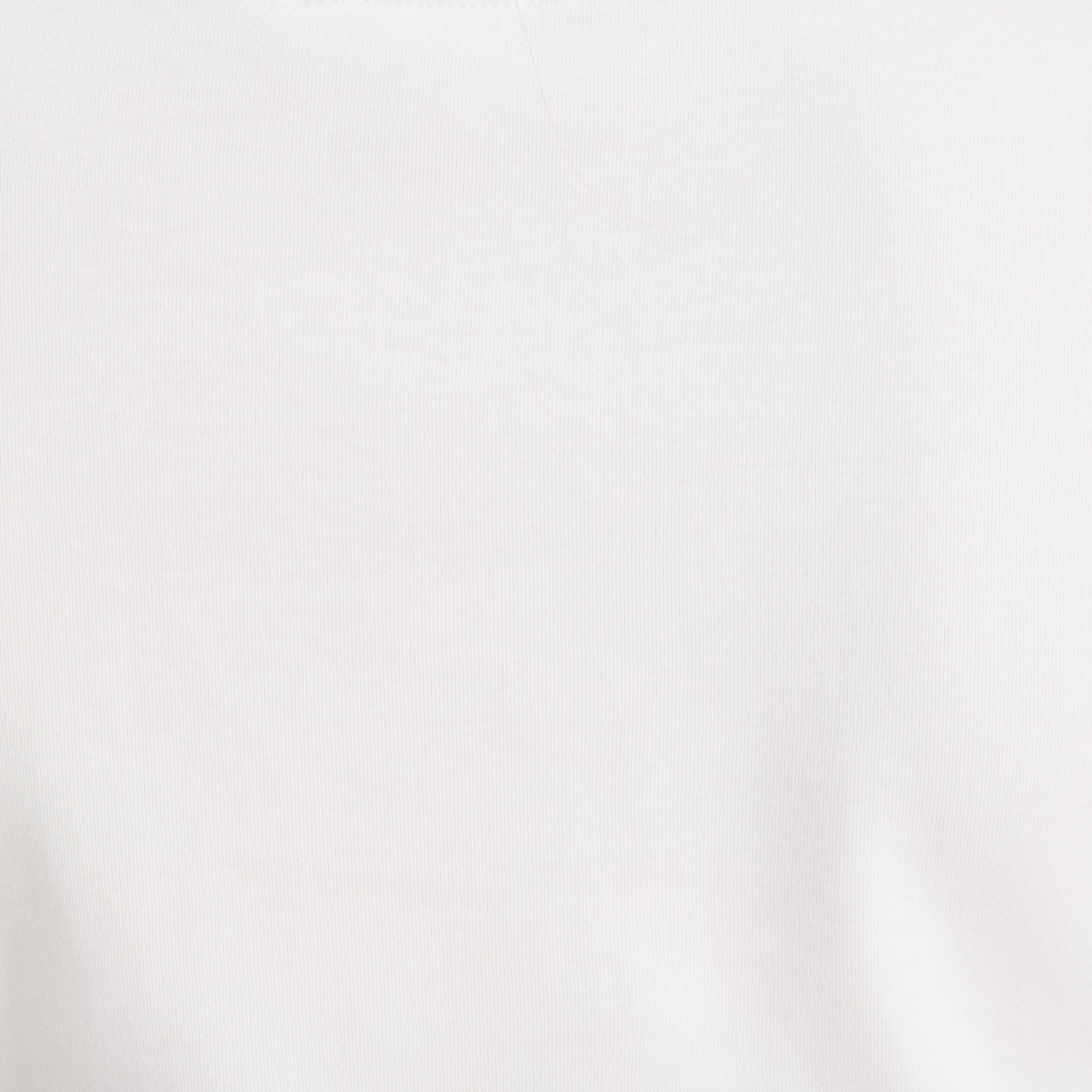 T-shirt col rond sans manches blanc femme