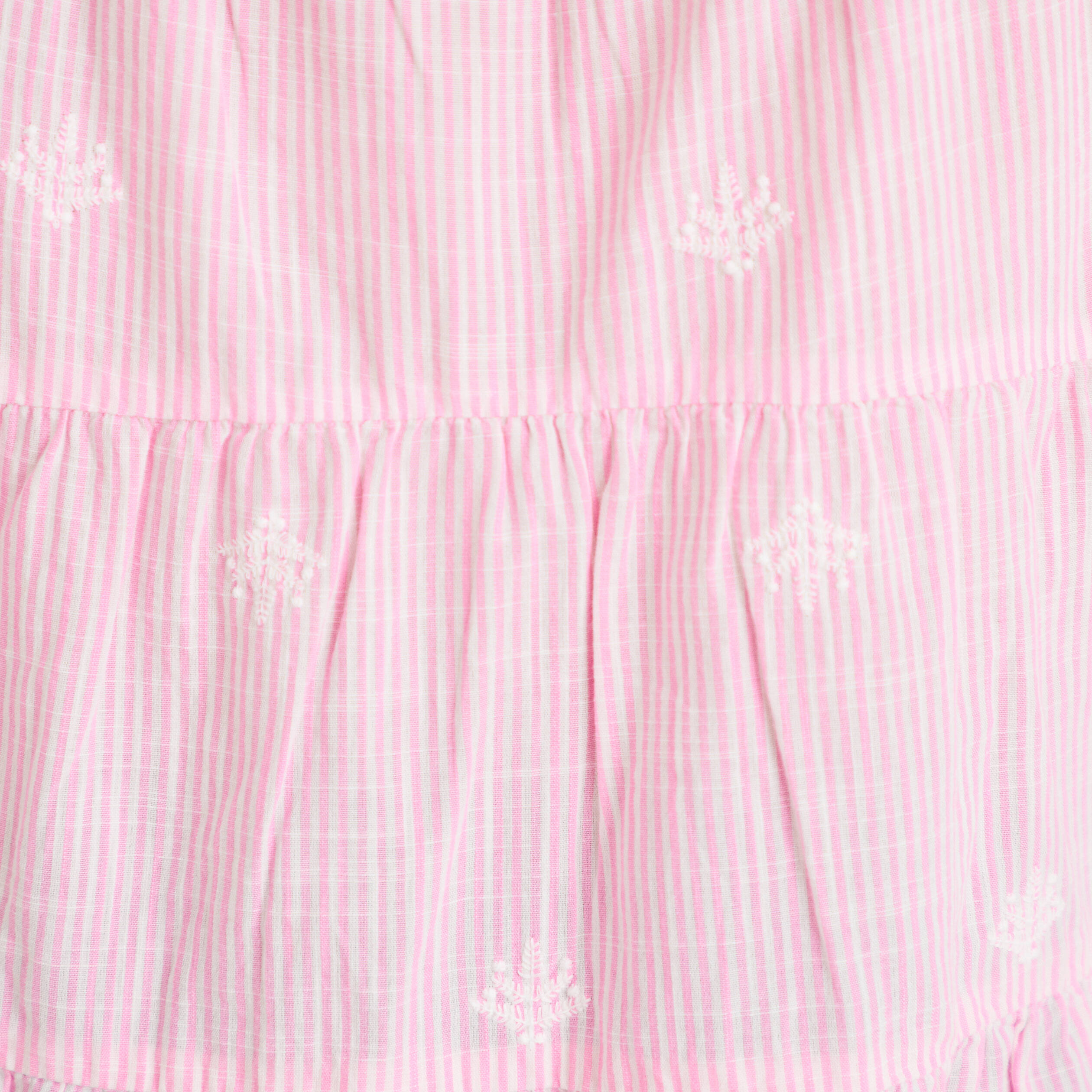 Chemise droite manches 3/4 rose femme