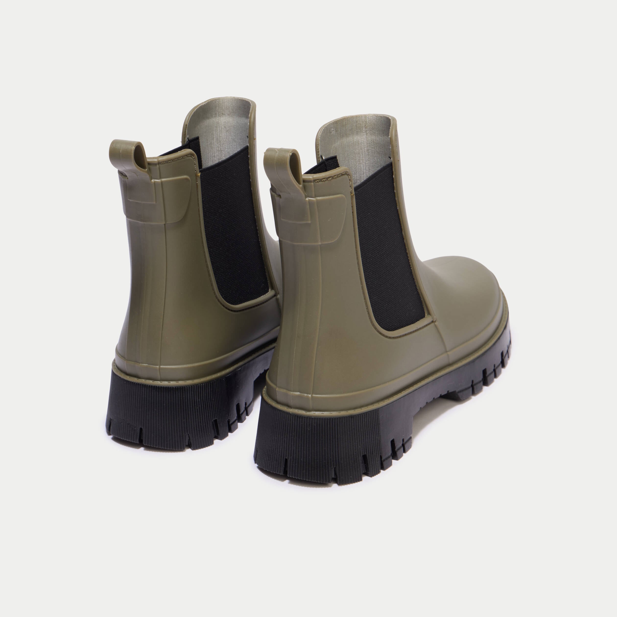 Bottes vert kaki femme