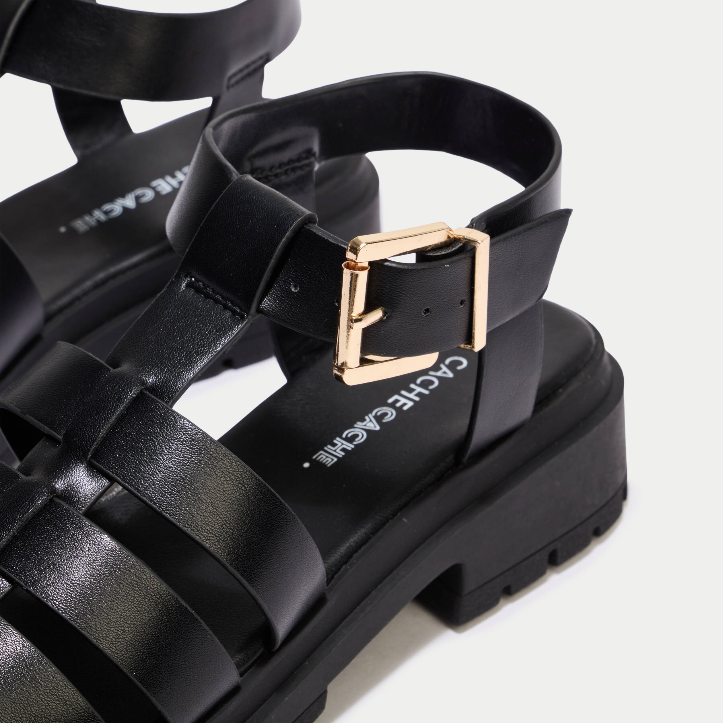 Sandales noir femme