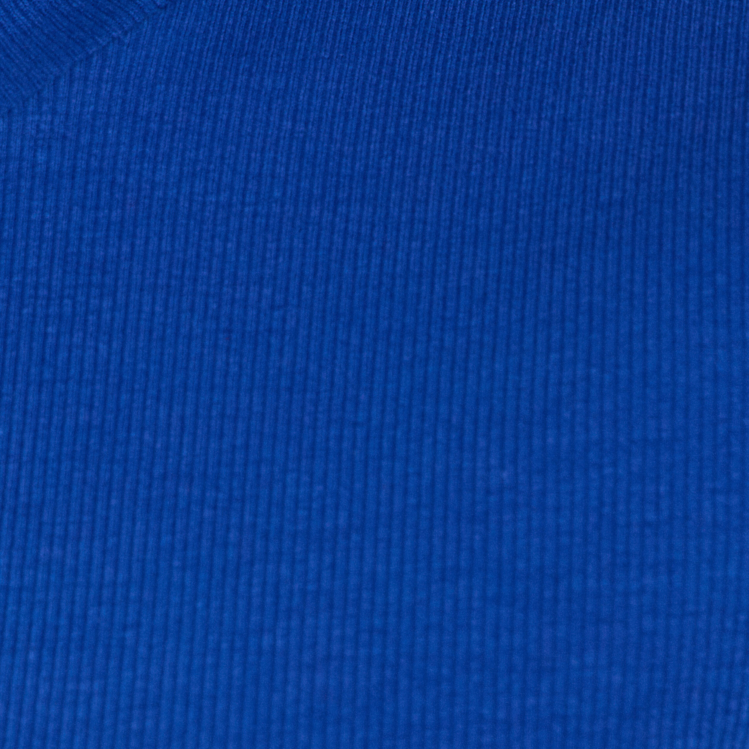 T-shirt c&ocirc;tel&eacute; ajust&eacute; manches courtes bleu electrique femme