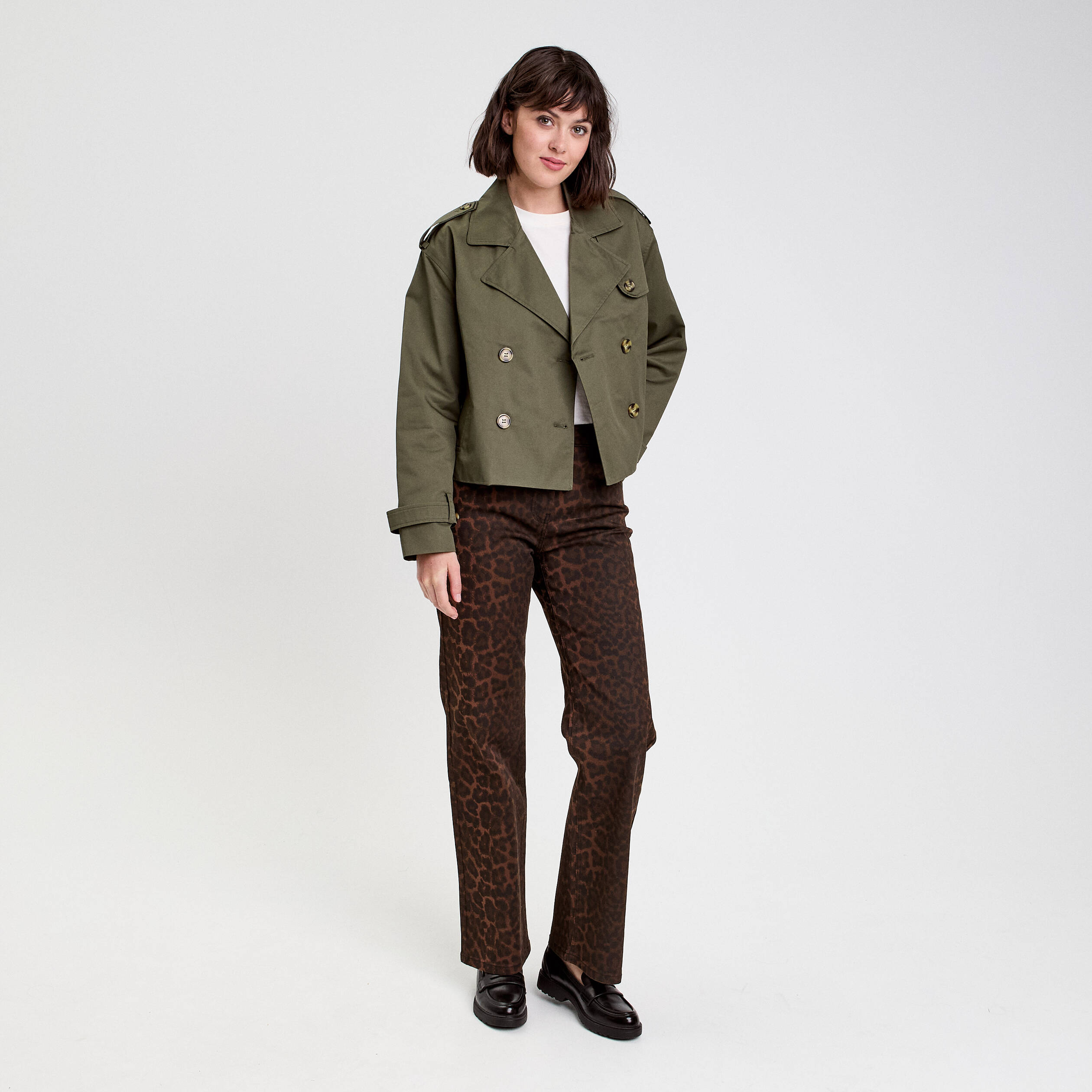 Chemisier Femme Maurices Vert - Taille M, Manches Longues, 100% Coton, Occasion En Excellent état
