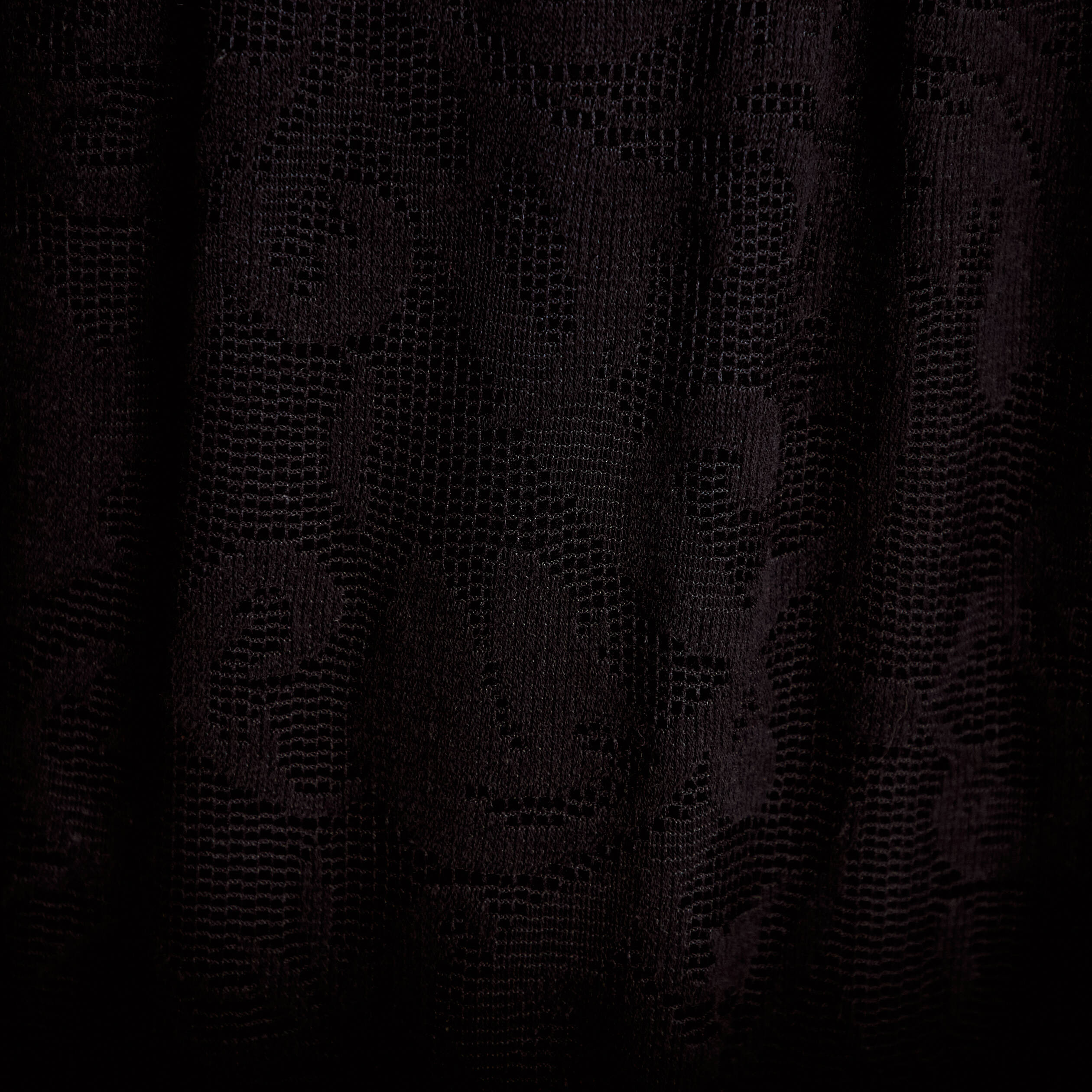 Jupe &eacute;vas&eacute;e longueur 3/4 dentelle noir femme