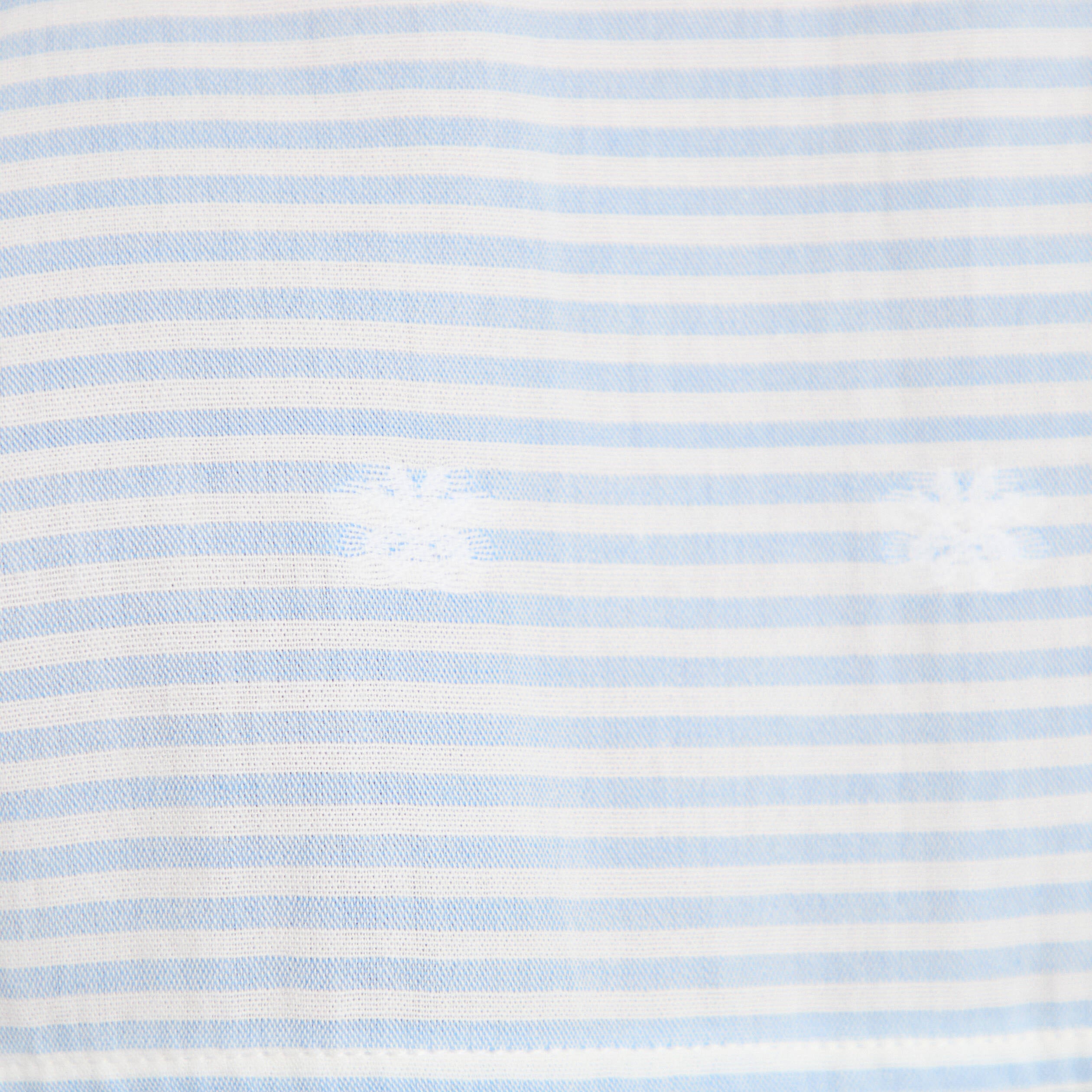 Chemise droite manches longues bleu clair femme