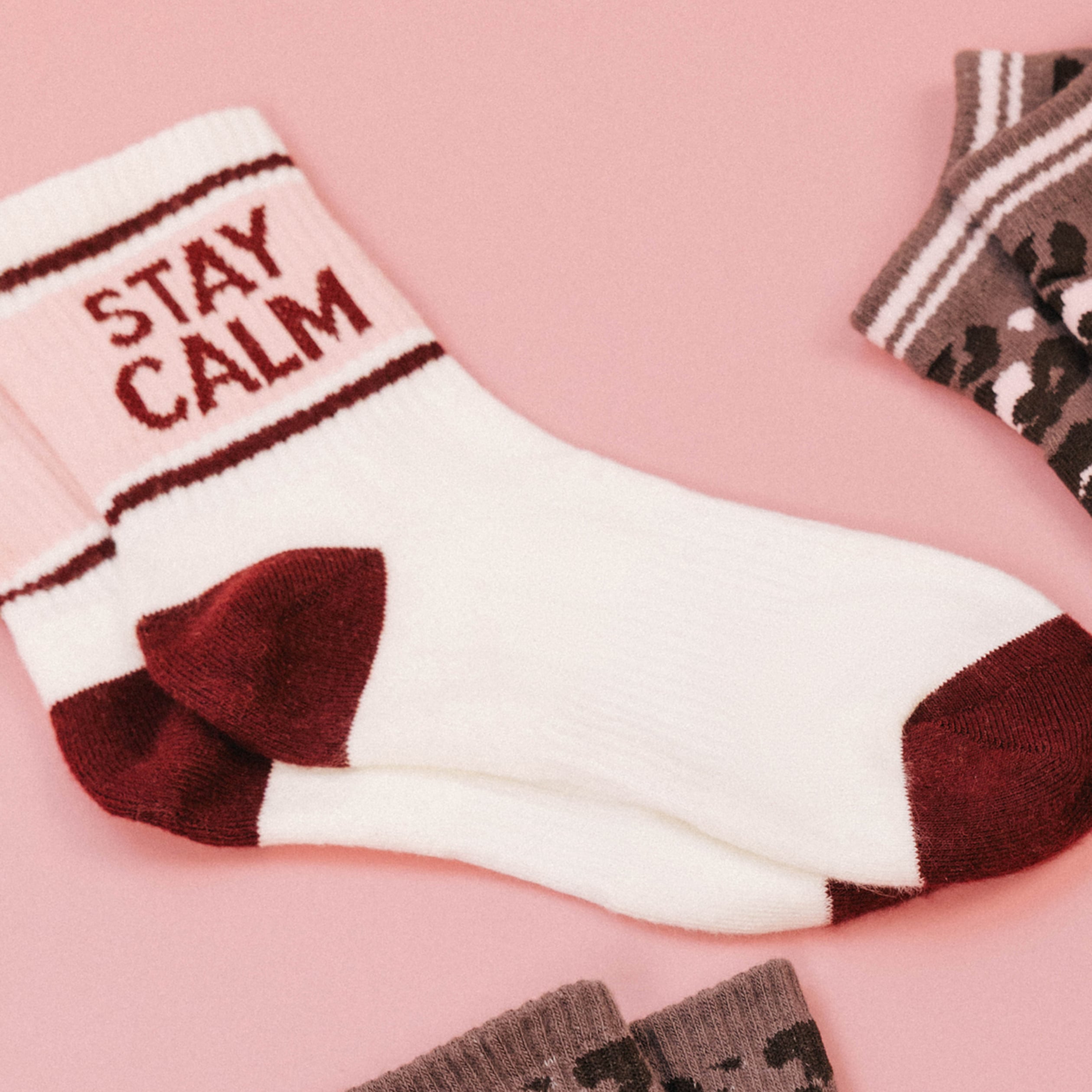 Lot 2 paires chaussettes de sport rose clair femme