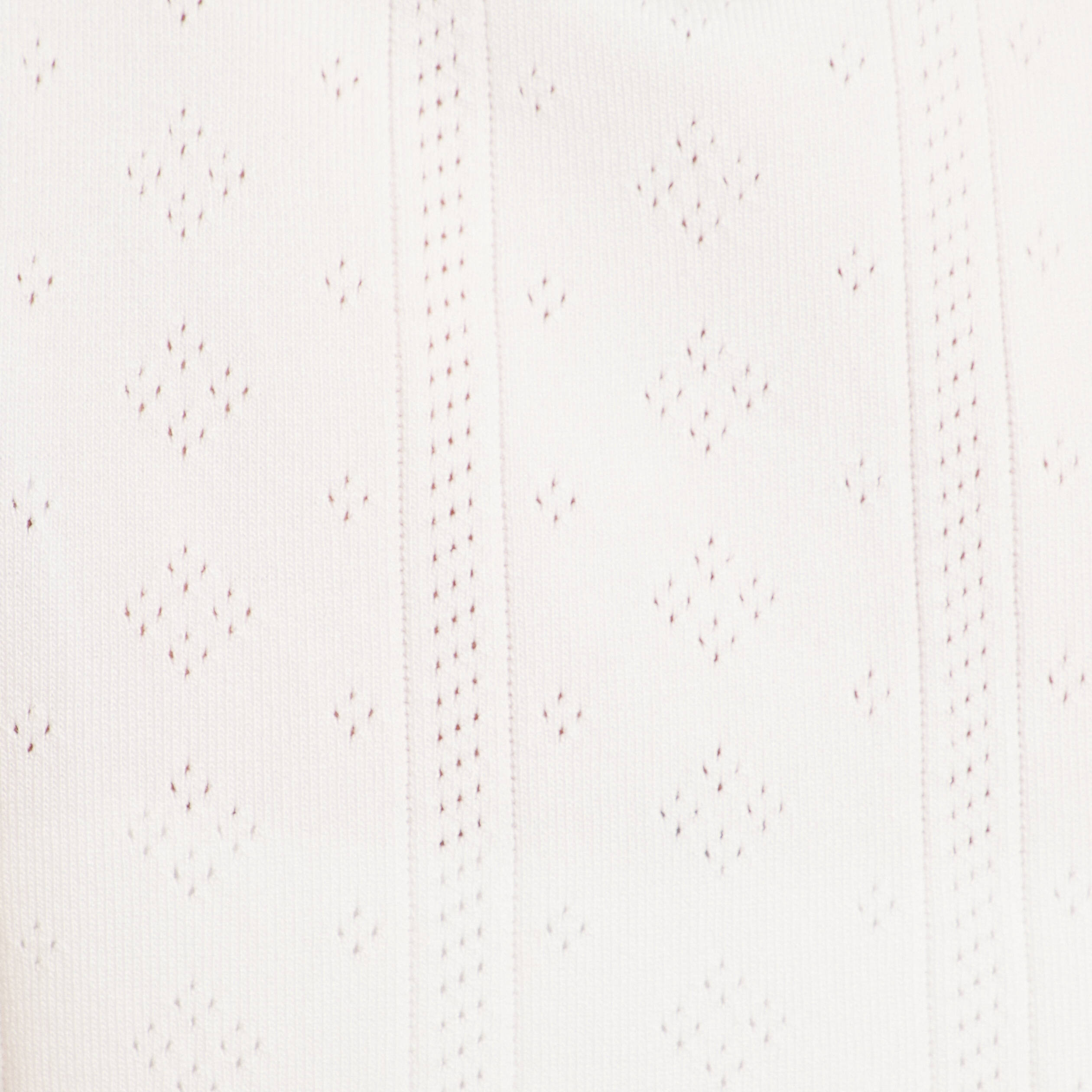Gilet avec broderie anglaise blanc femme