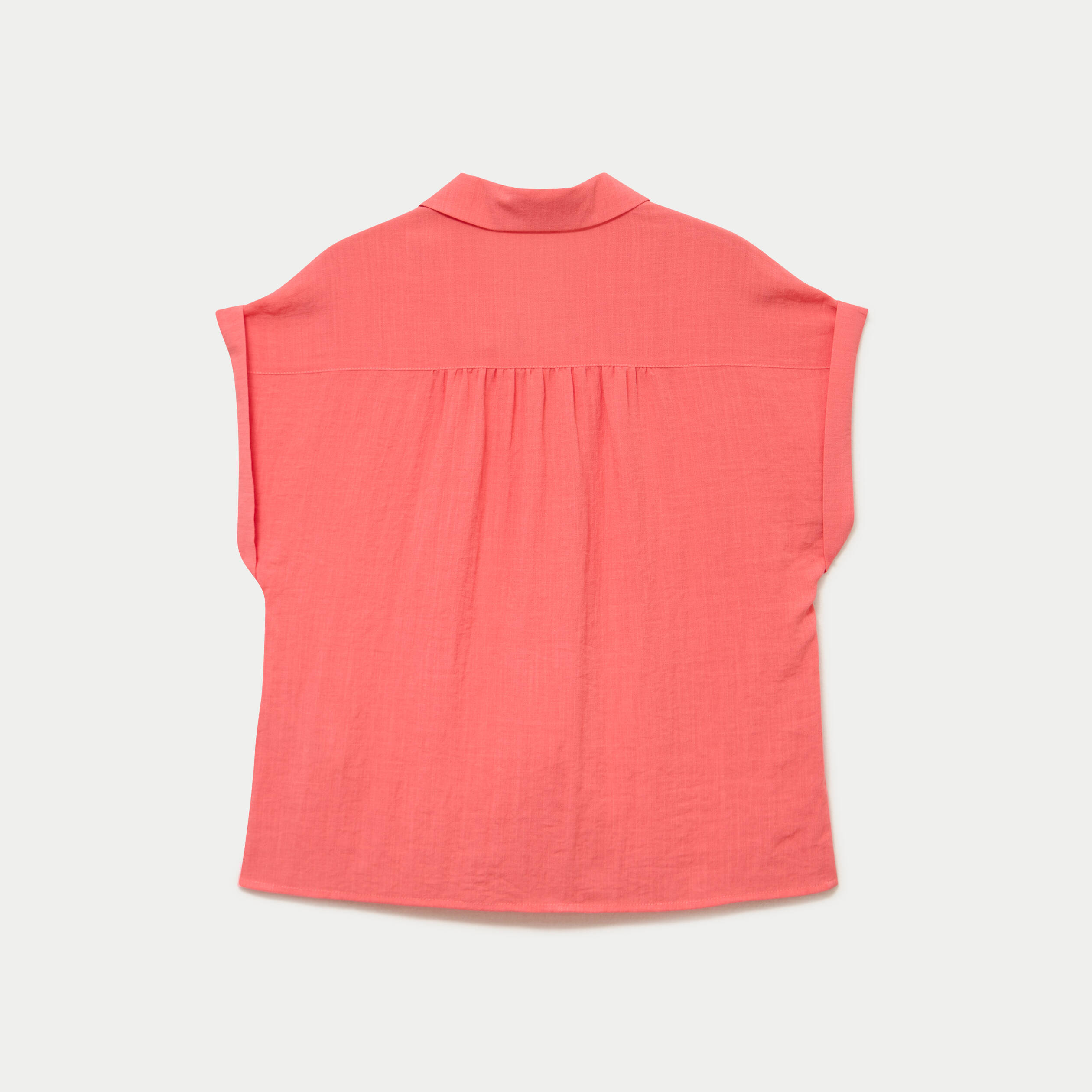 Blouse manches courtes rose femme