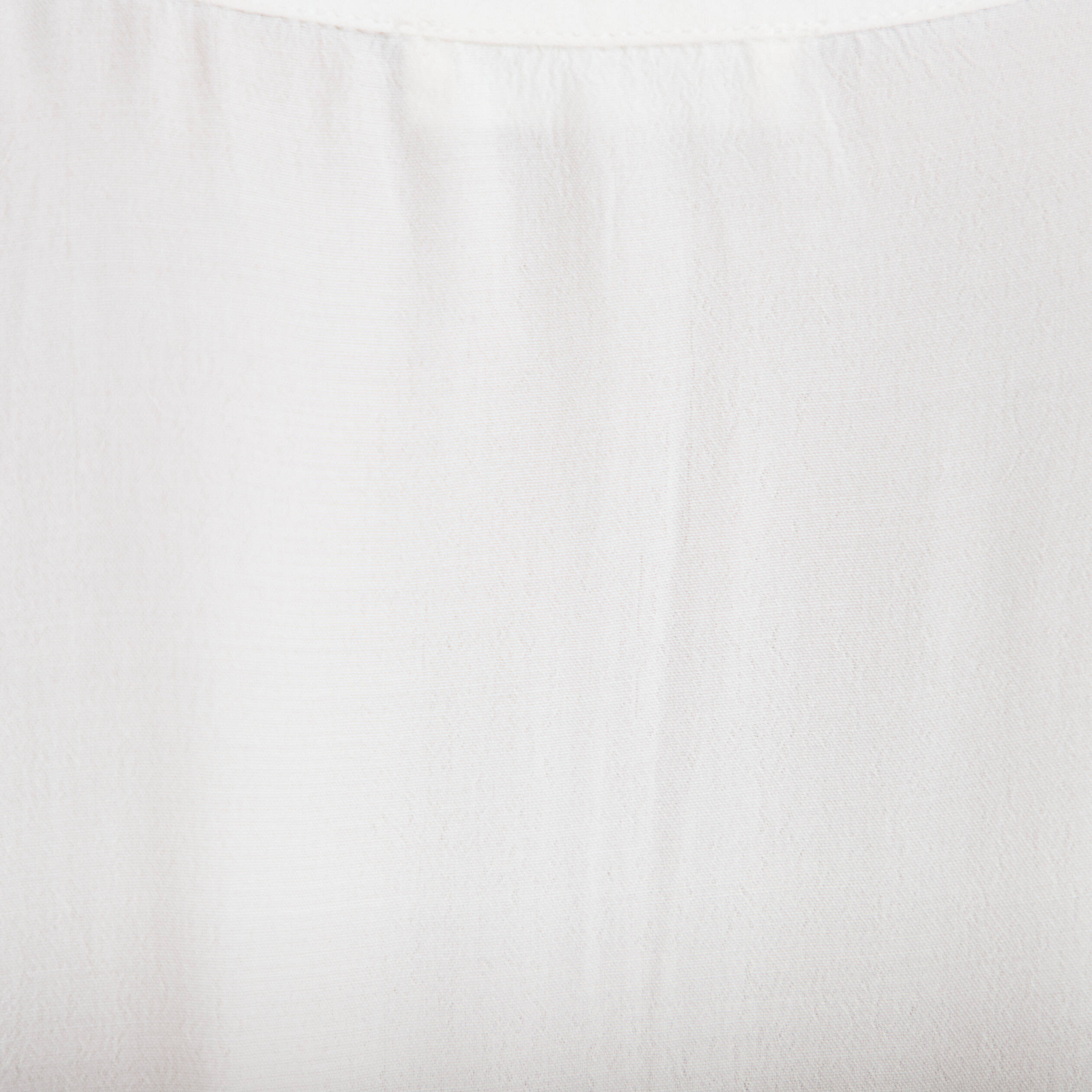 Blouse col v manches longues ecru femme