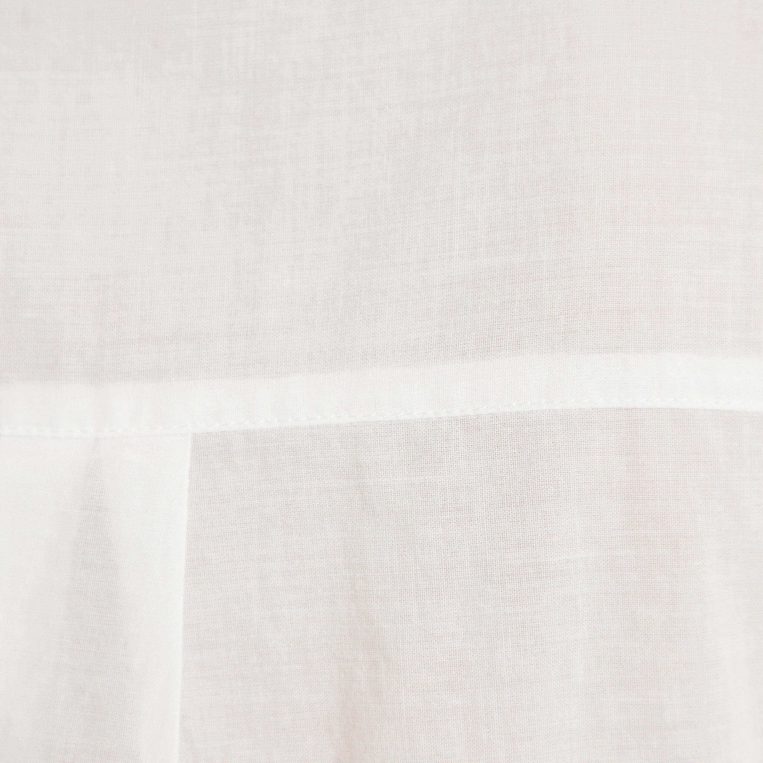Chemise droite col classique manches 3/4 ecru femme