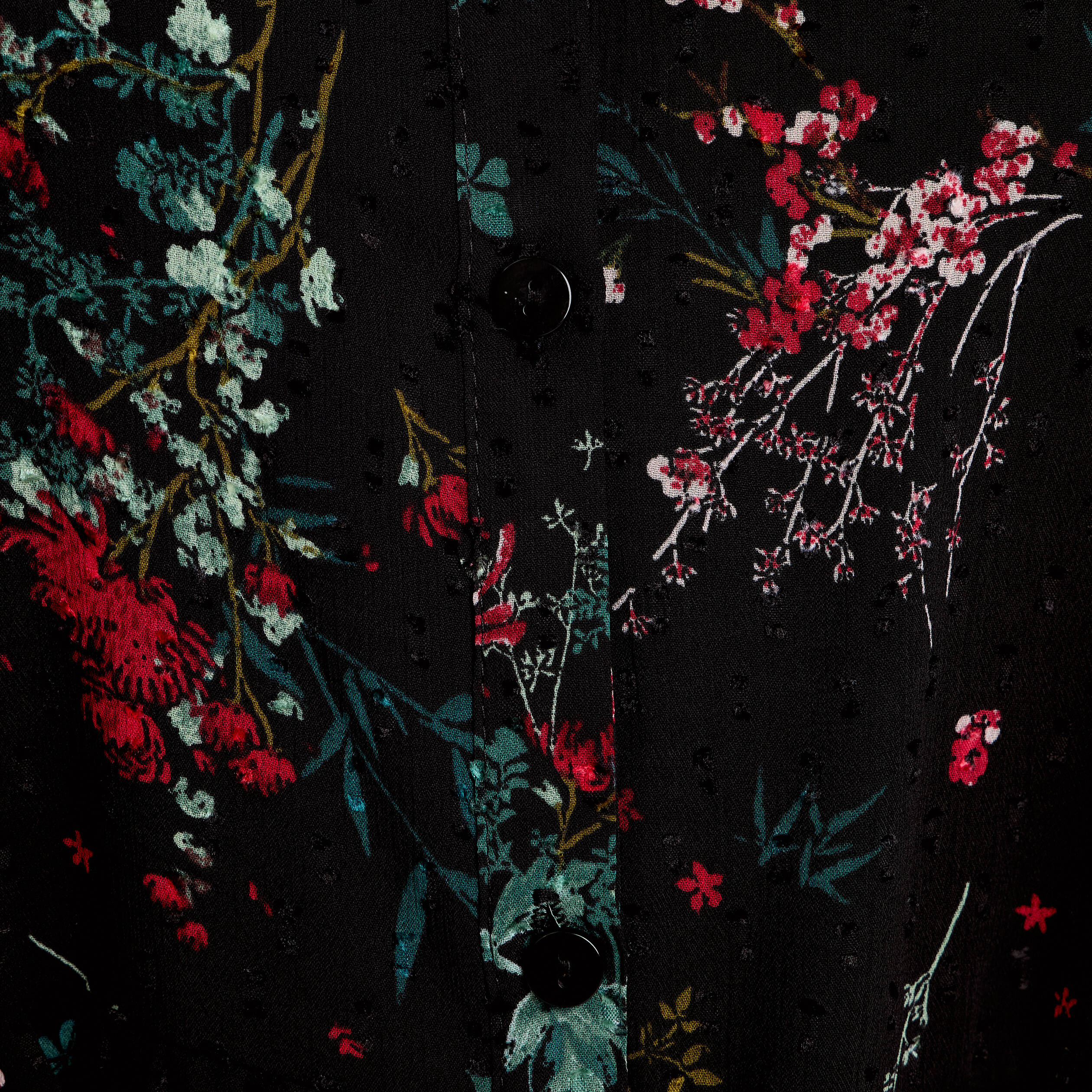 Robe &eacute;vas&eacute;e col chemise noir femme