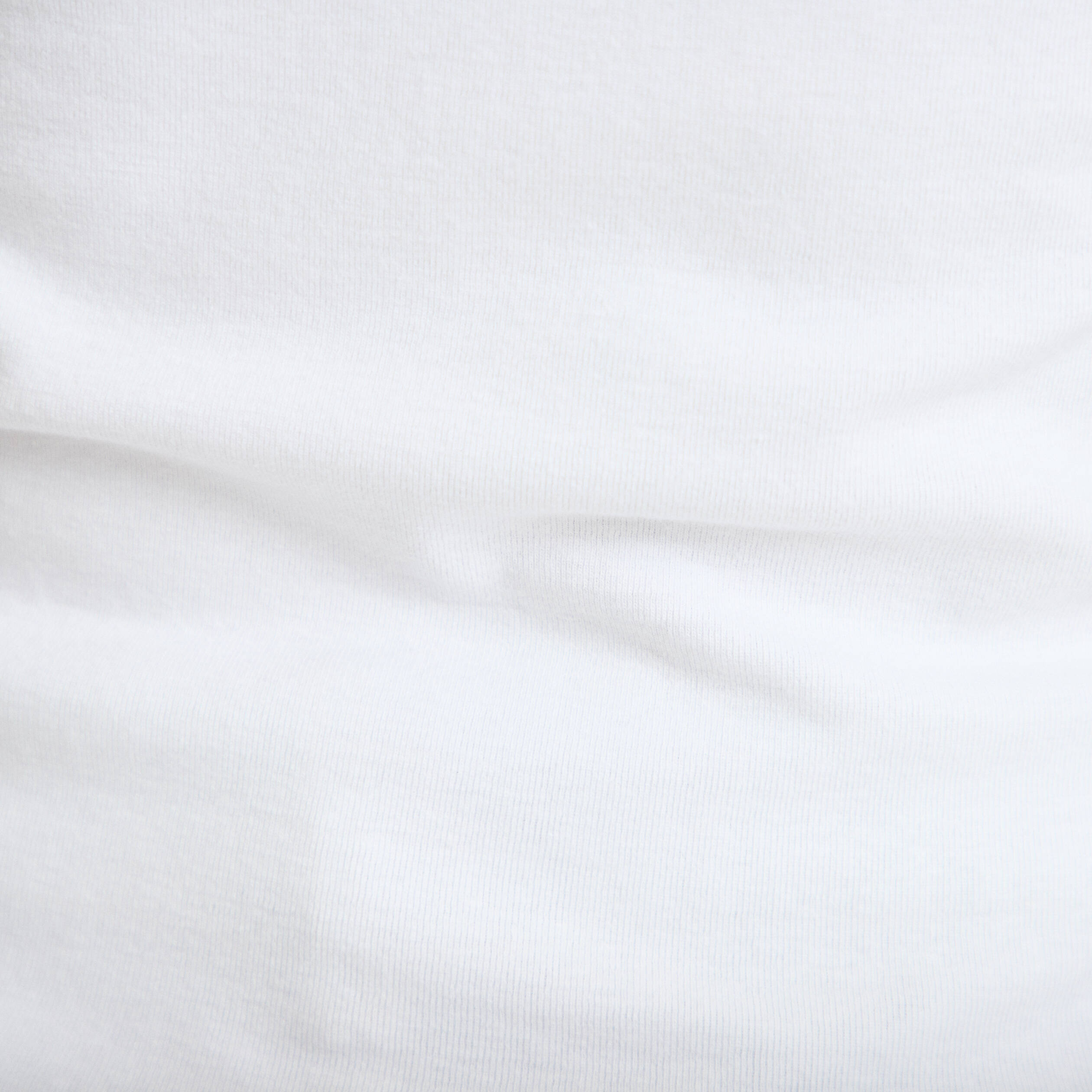 T-shirt ajust&eacute; col v manches courtes blanc femme