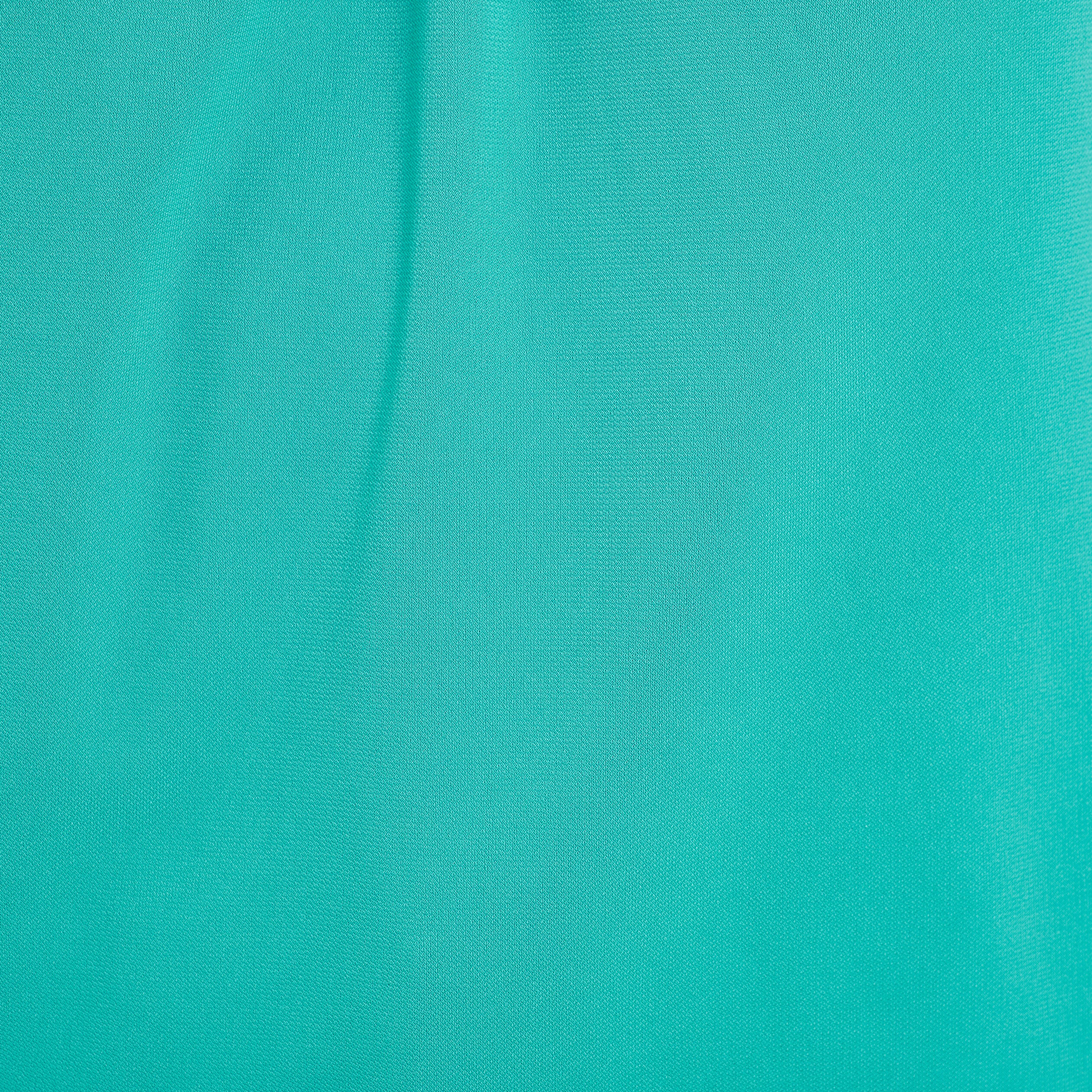 D&eacute;bardeur col avec anneau vert femme