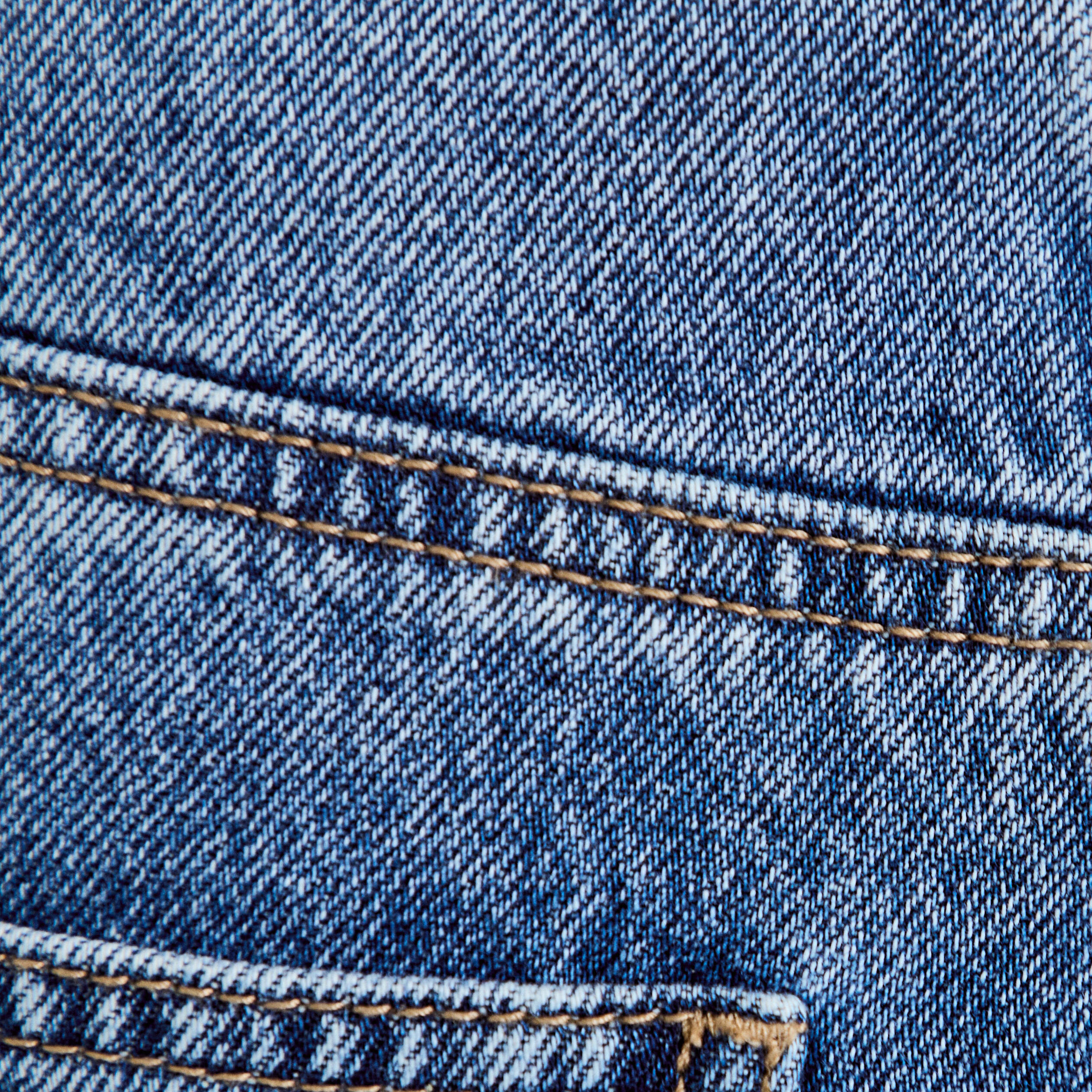 Jean mom cropped denim double stone femme