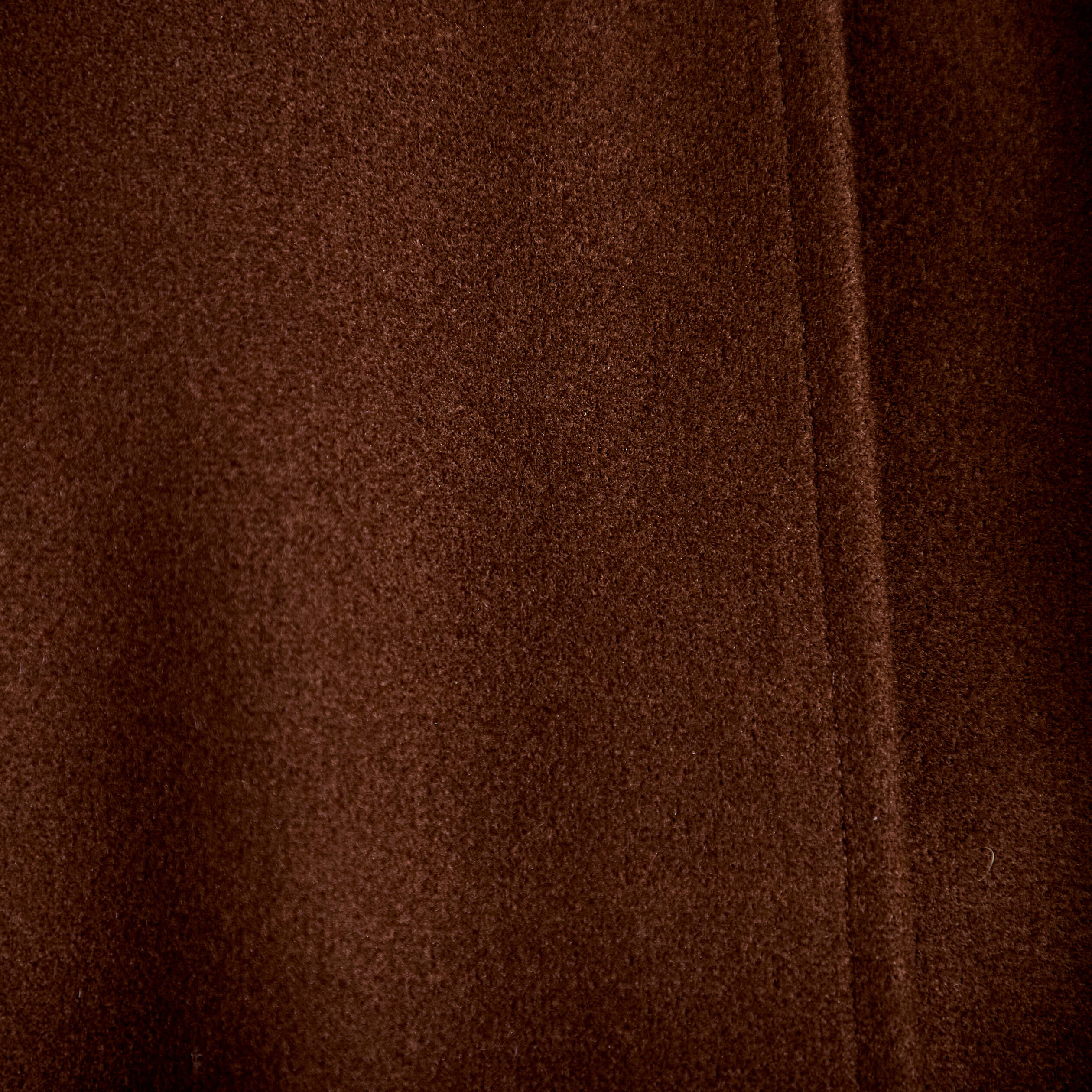 Poncho col am&eacute;ricain marron fonc&eacute; femme