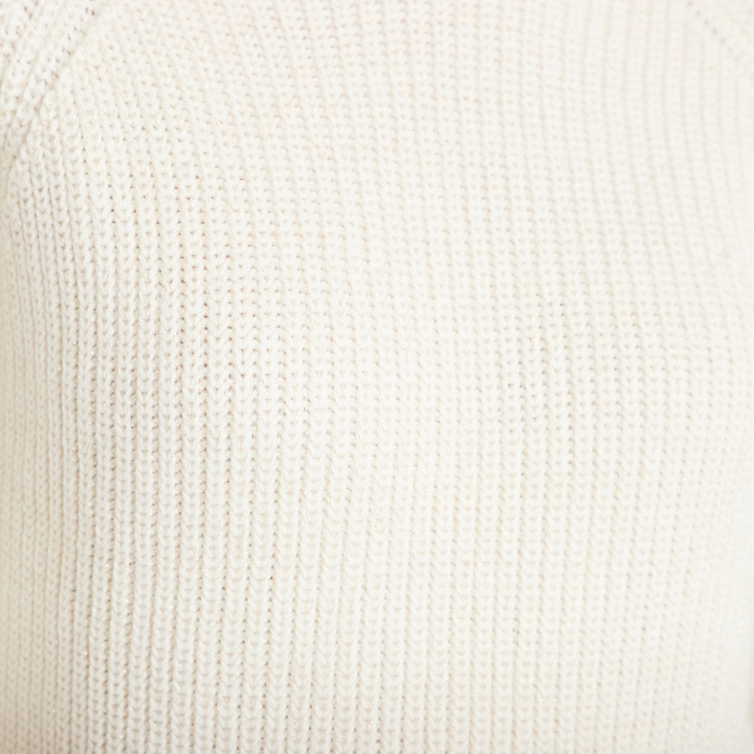 Pull manches longues ecru femme