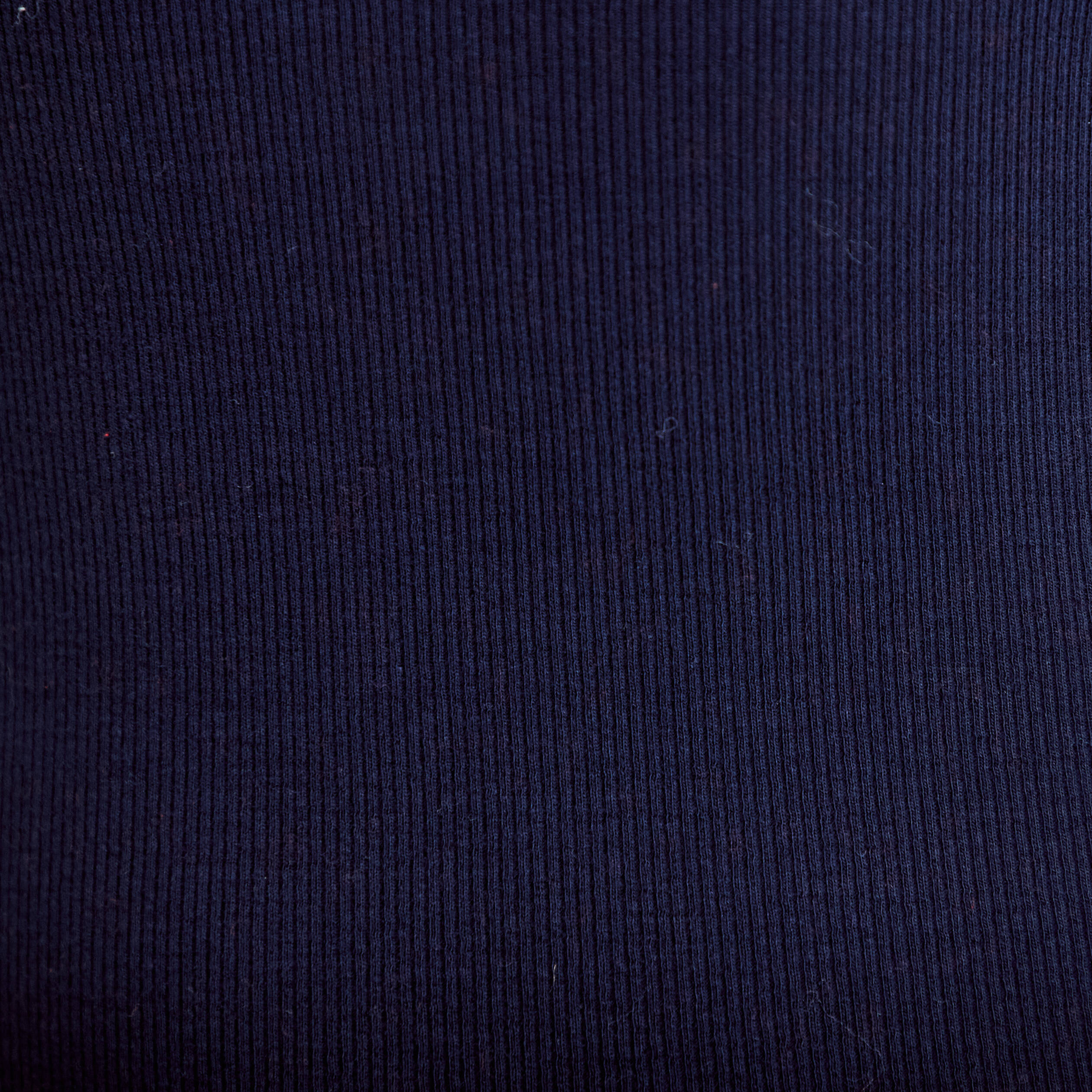 D&eacute;bardeur c&ocirc;tel&eacute; col rond bleu marine femme