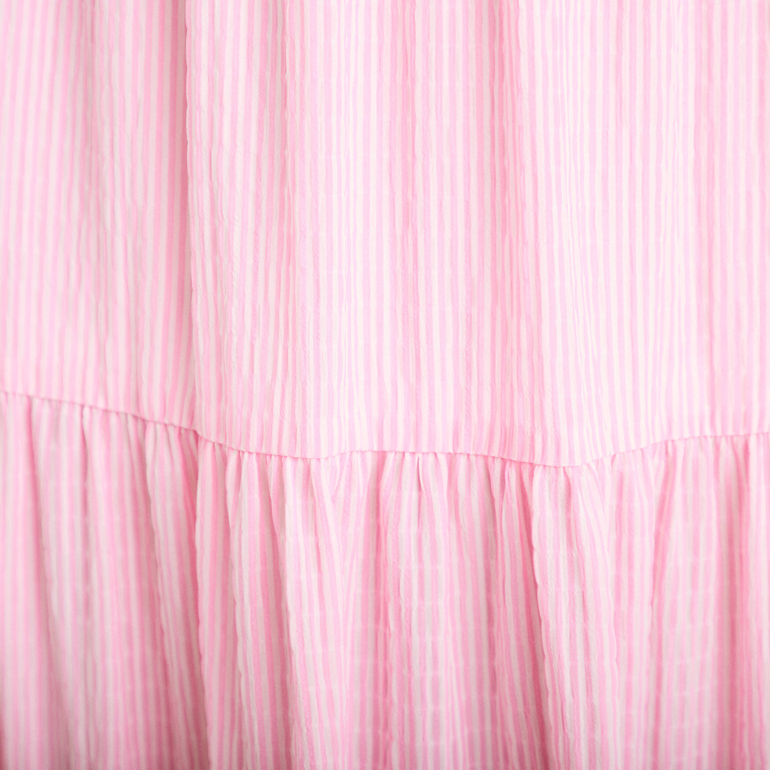 Jupe longue trap&egrave;ze rose clair femme