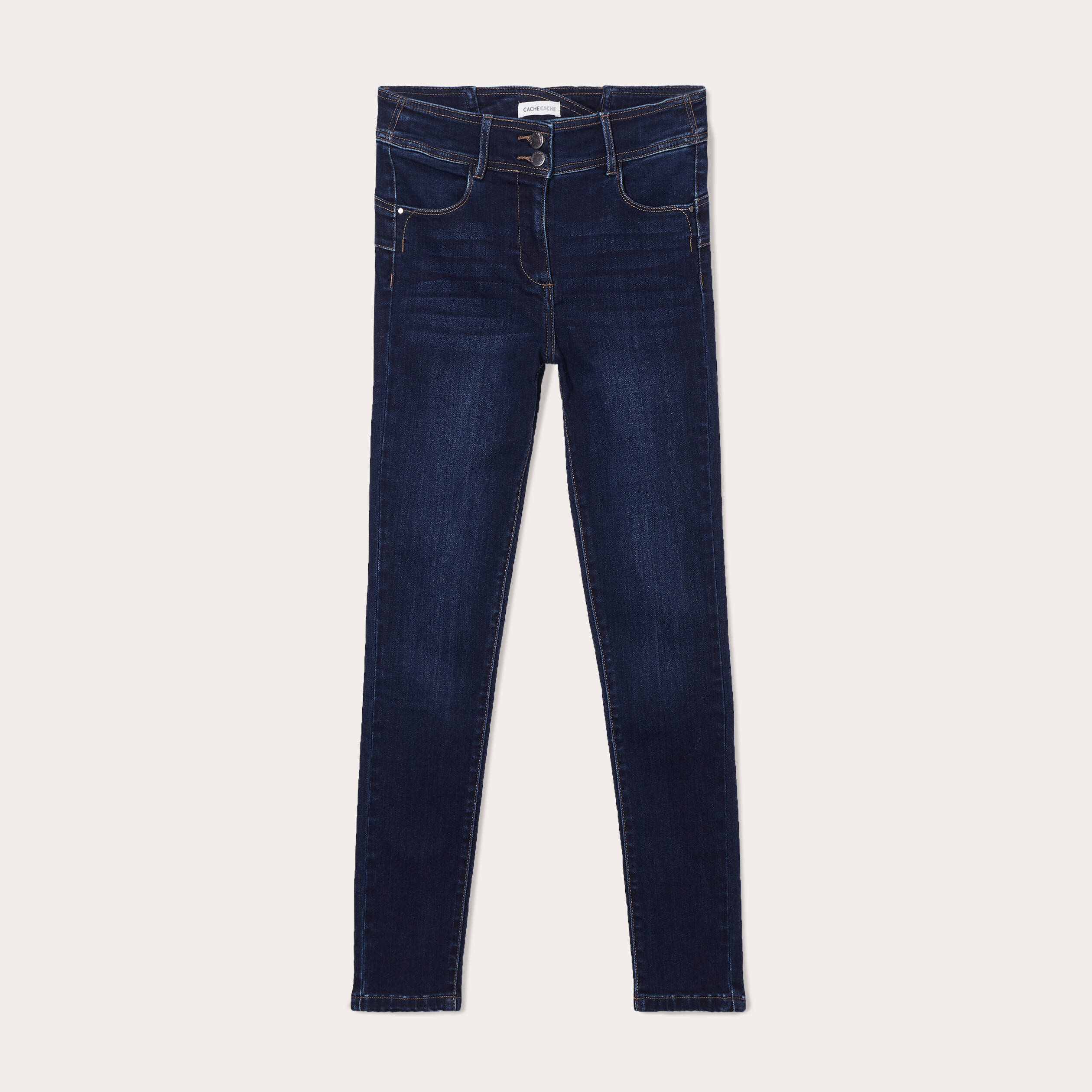 Jeans slim push-up denim brut femme