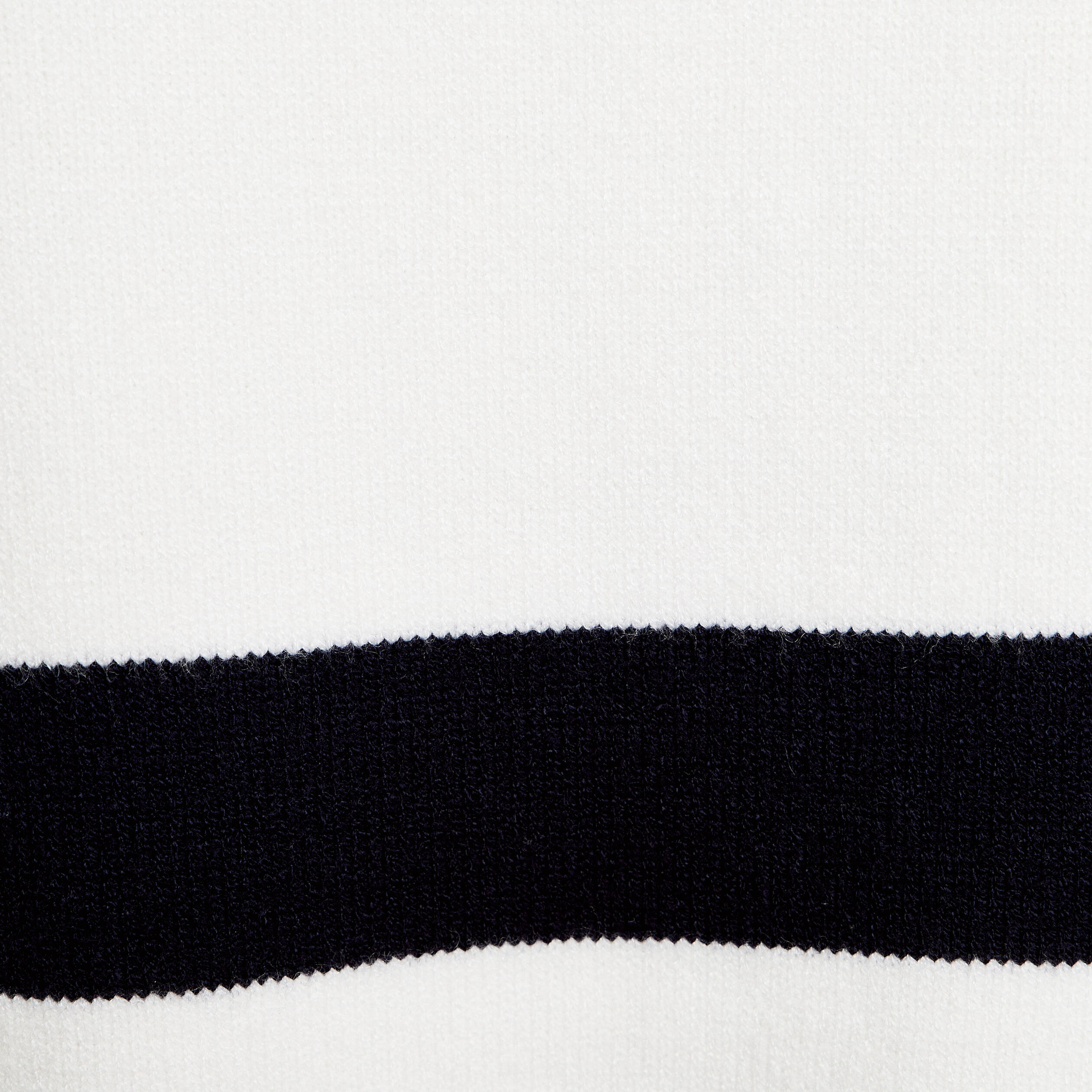 Pull col marin manches longues blanc femme