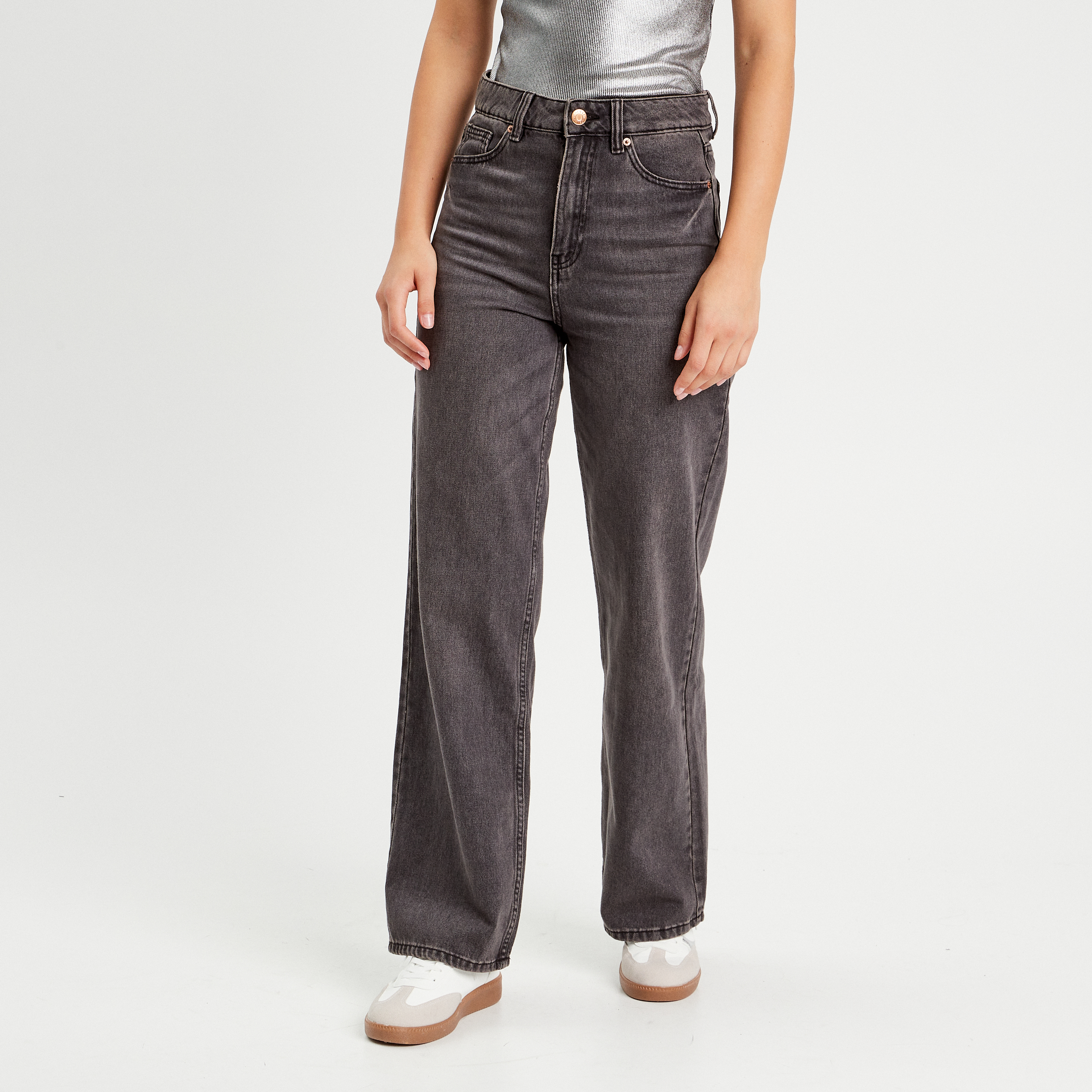 Short Femme Derek Lam 10 Crosby Denim Noir Taille Haute Taille 6 - Occasion Parfait
