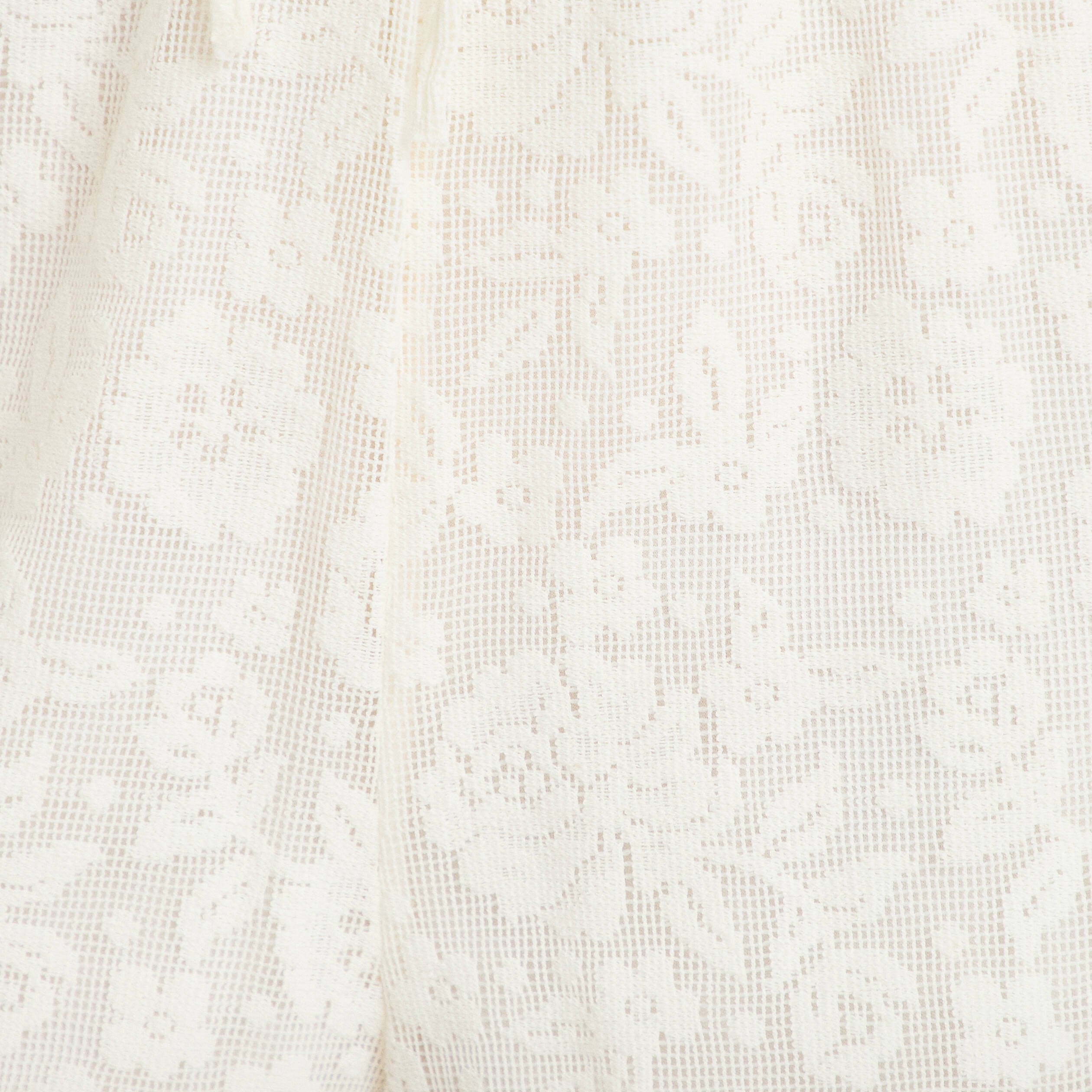 Short dentelle ecru femme