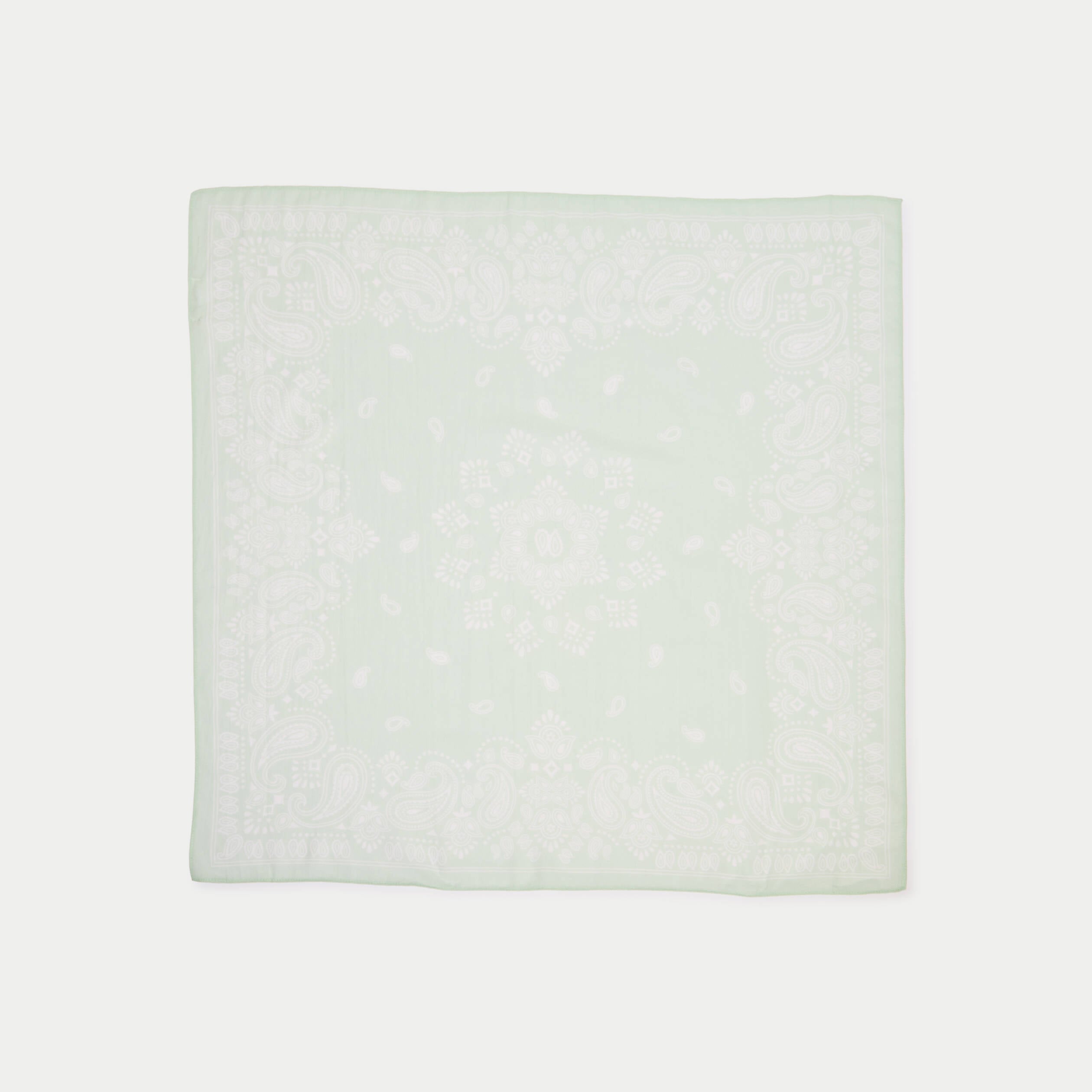 Foulard vert pastel femme