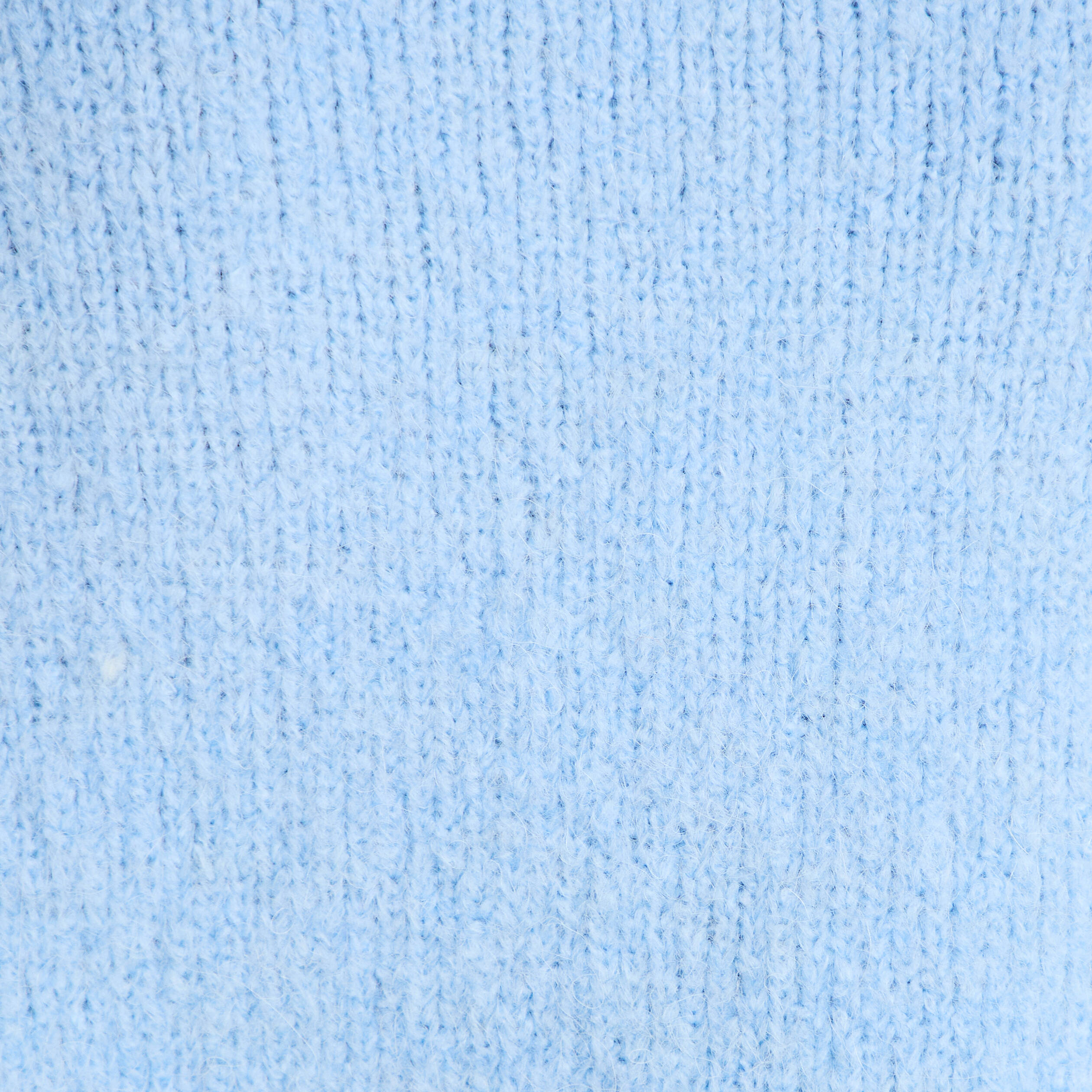 Pull manches courtes bleu clair femme