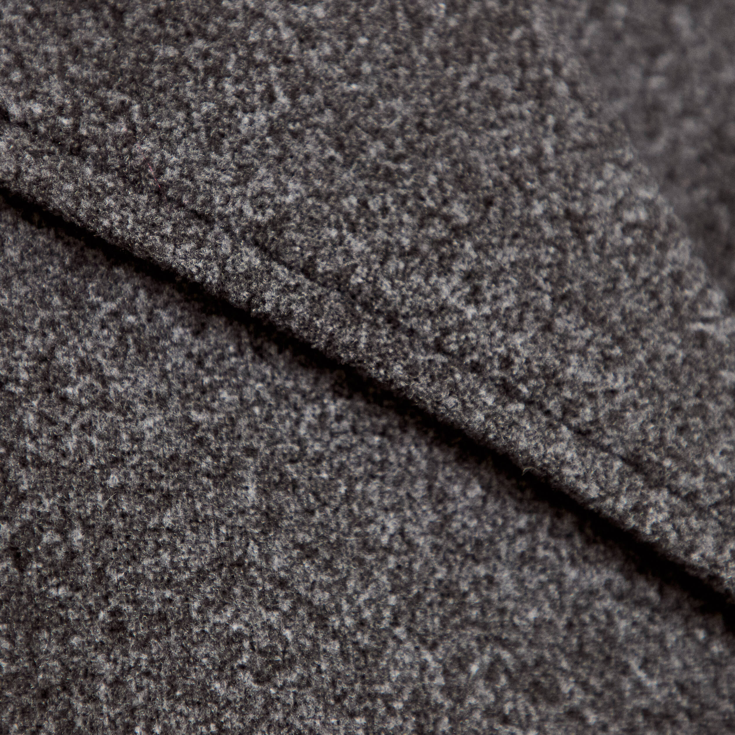 Trench court boutonn&eacute; gris femme