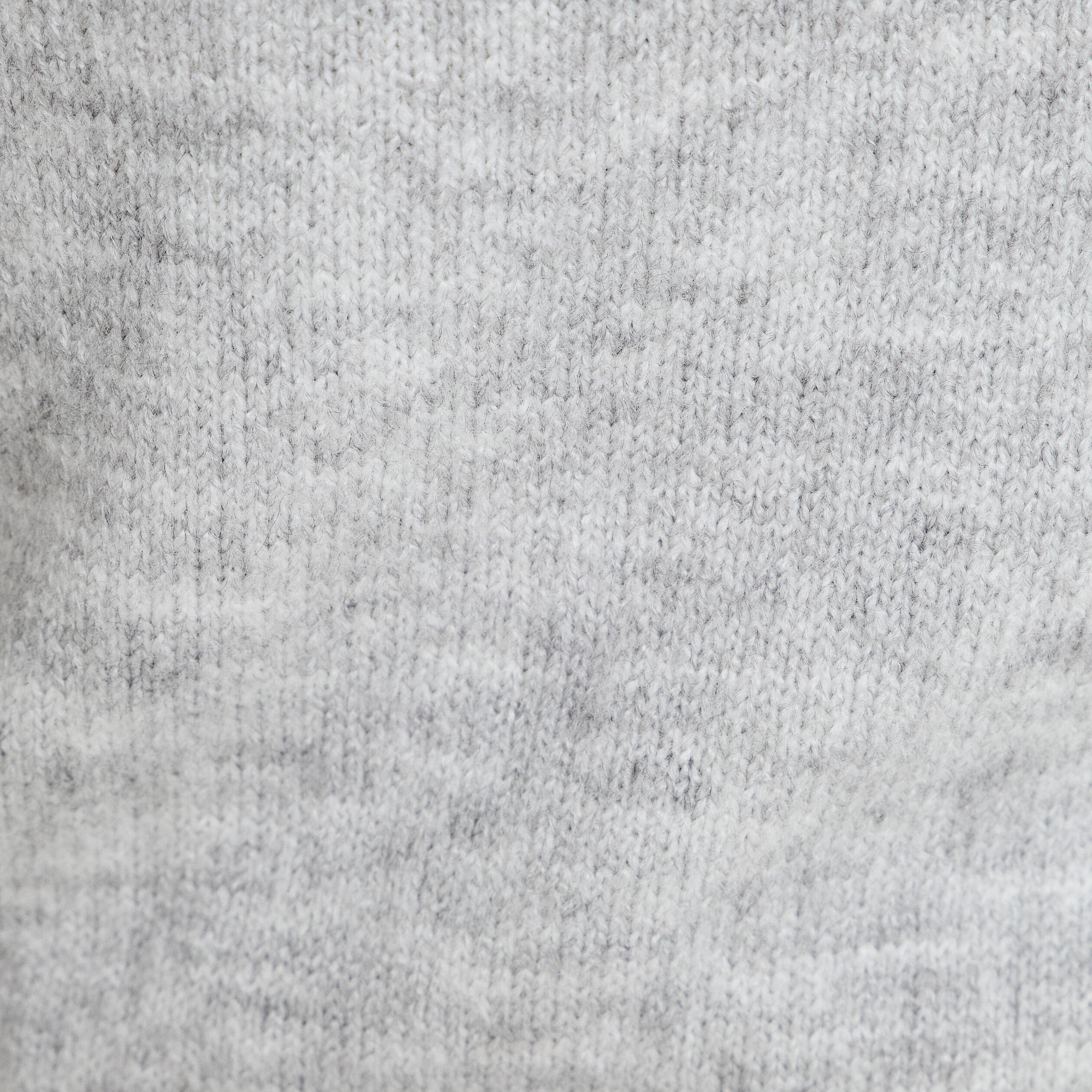 Pull col bardot manches longues gris clair femme