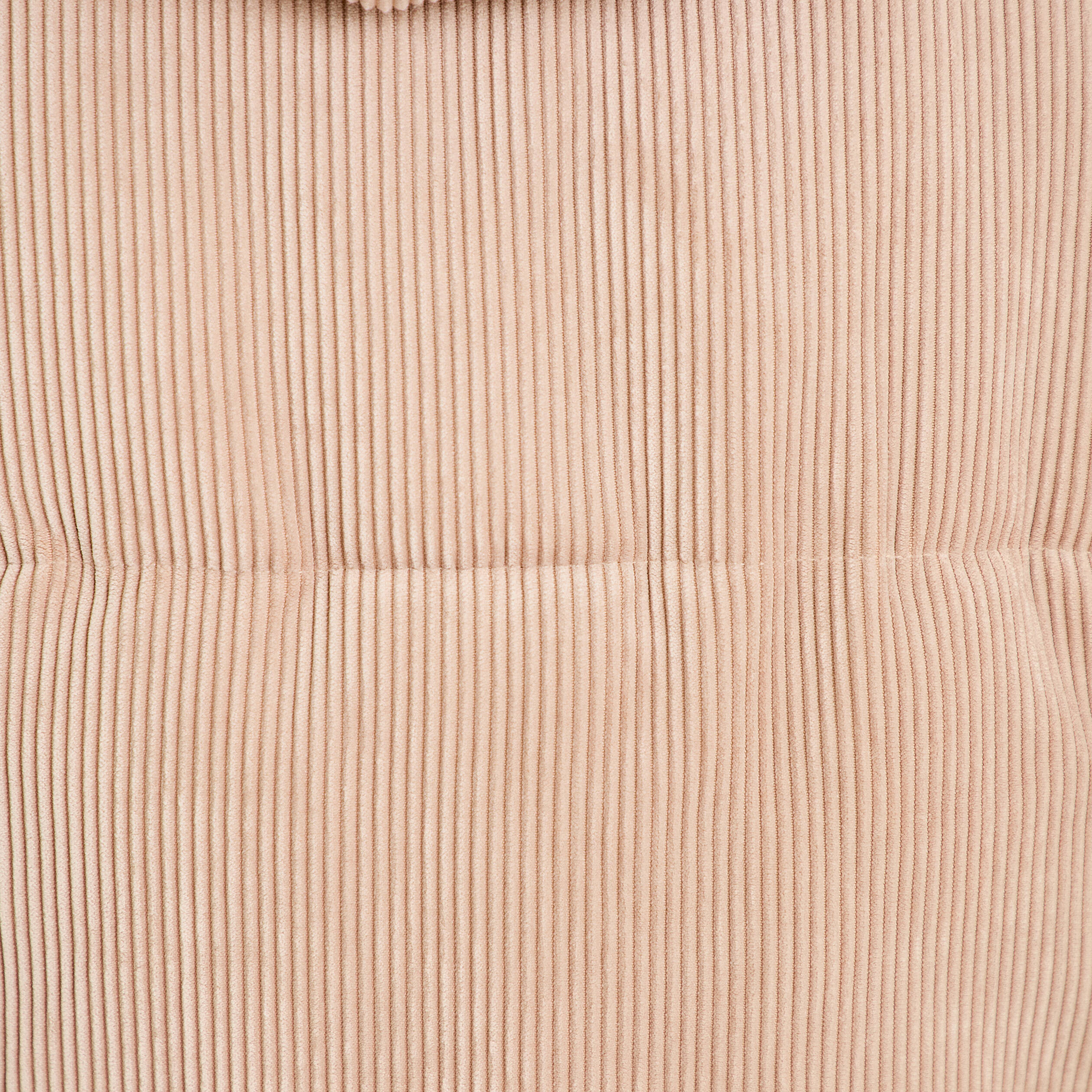 Doudoune r&eacute;versible courte velours beige femme