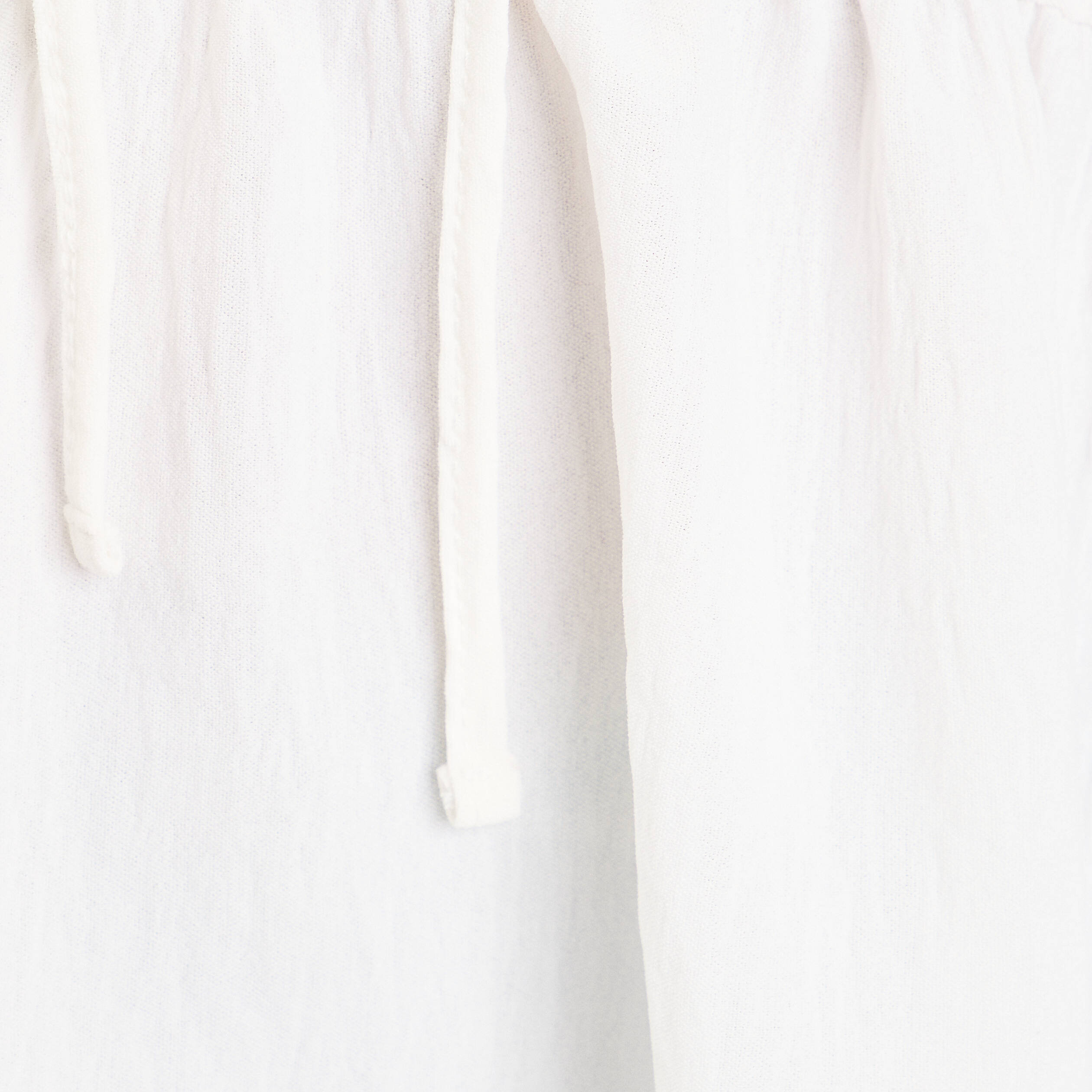 Blouse col claudine ecru femme