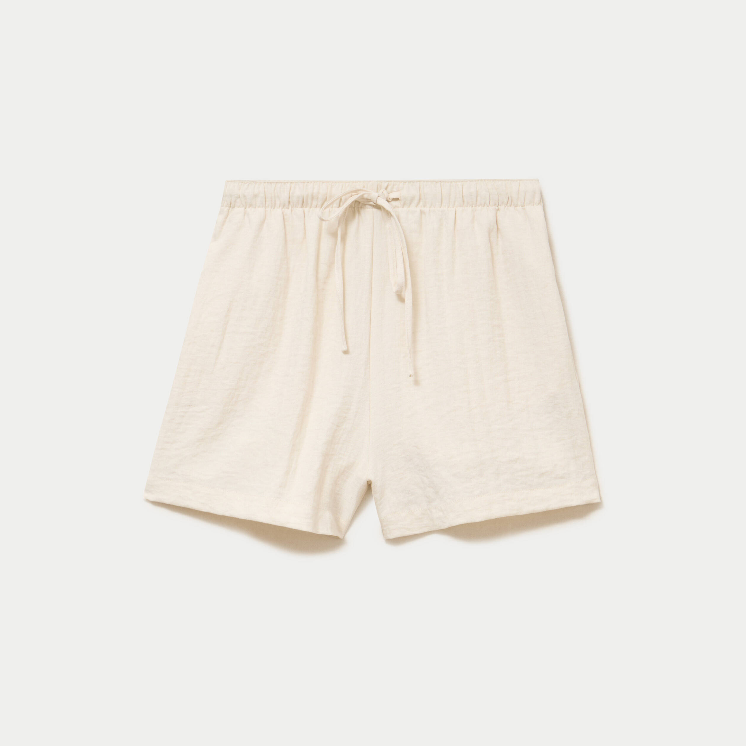 Short coupe flare ecru femme