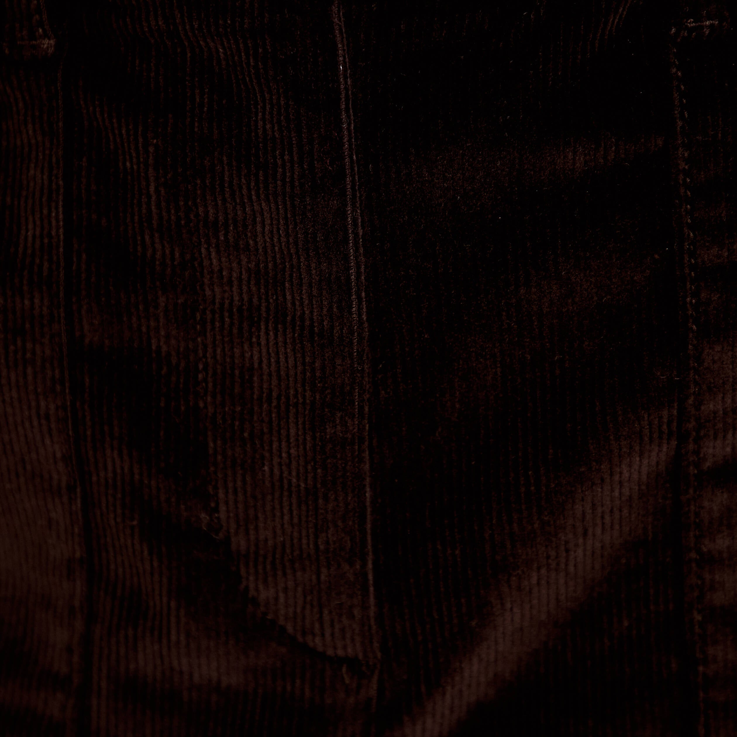 Short large en velours marron fonc&eacute; femme